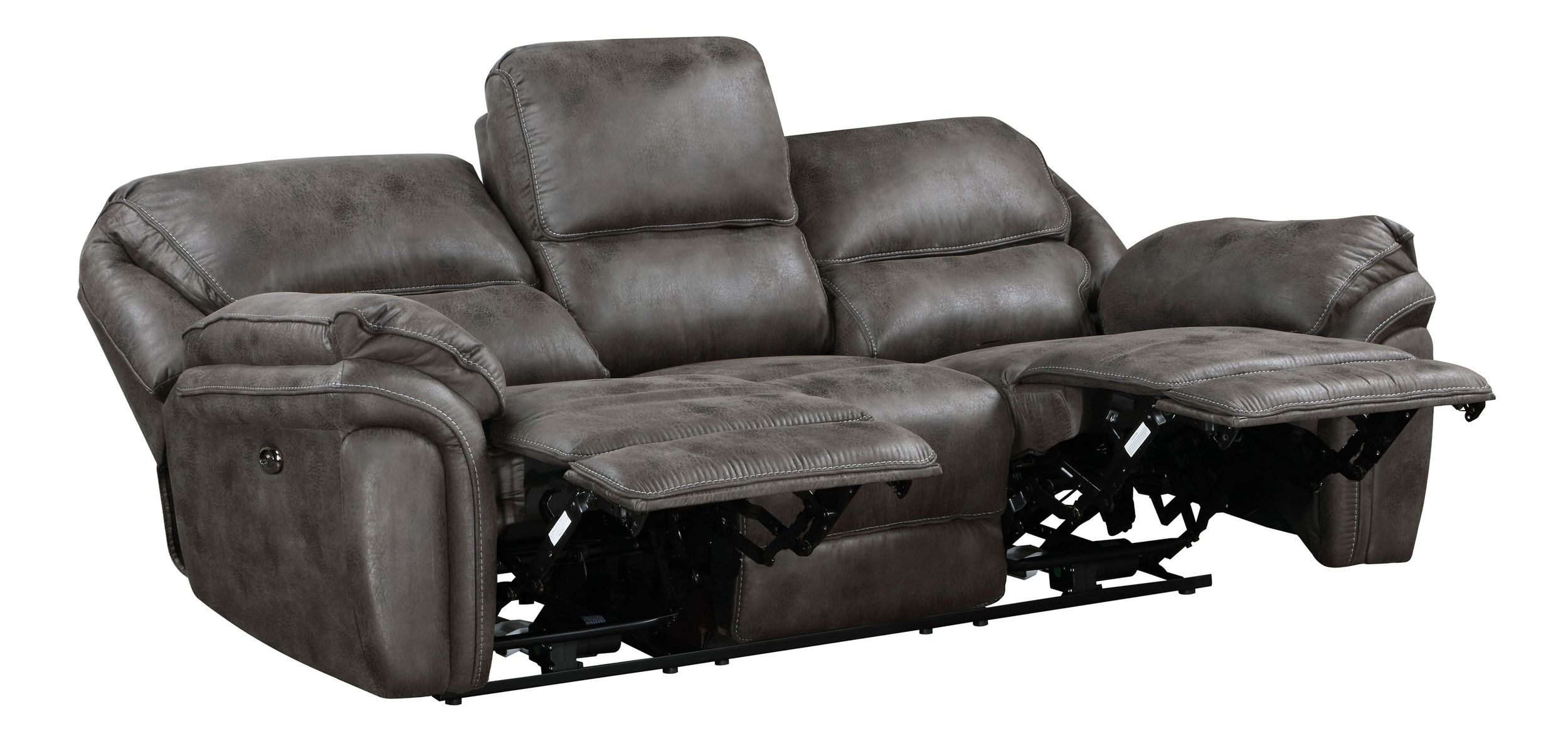Proctor Microfiber Power Double Reclining Sofa