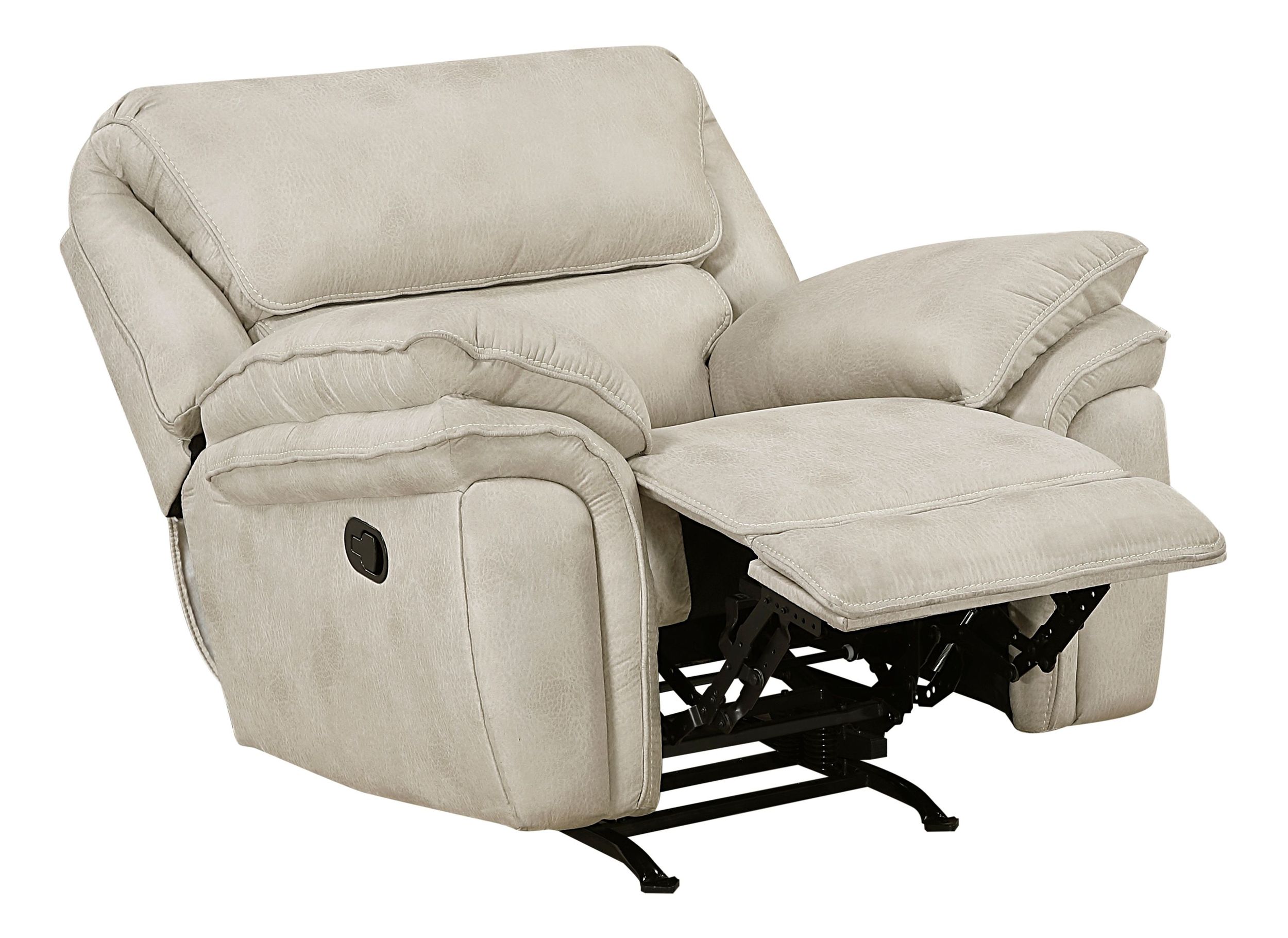 Proctor Microfiber Double Reclining Living Room Set
