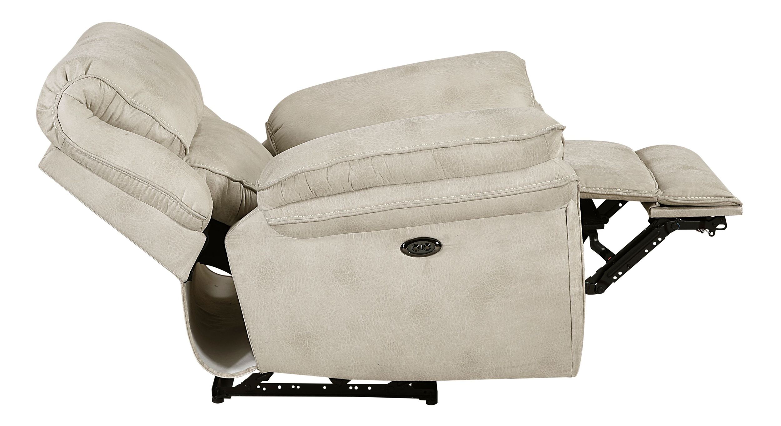 Proctor Microfiber Power Double Reclining Living Room Set