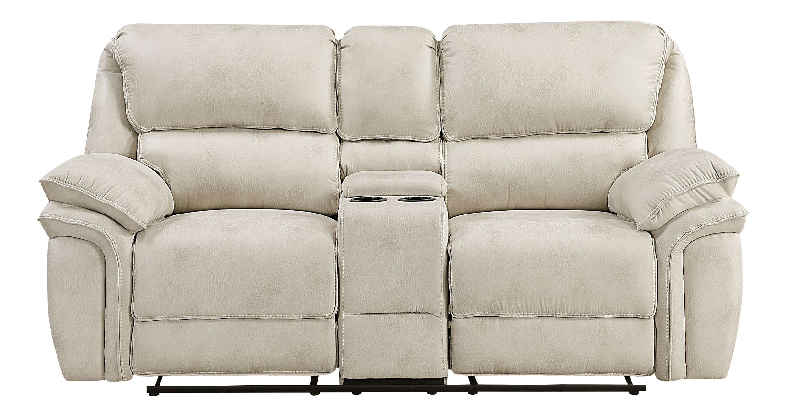 Proctor Microfiber Double Reclining Living Room Set