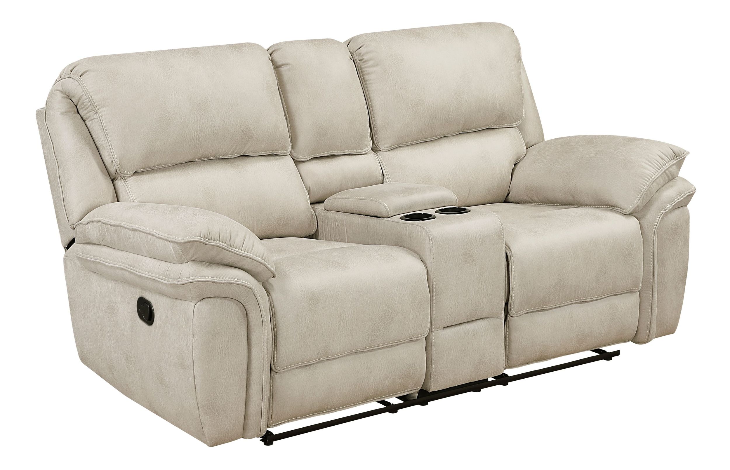 Proctor Microfiber Double Reclining Living Room Set