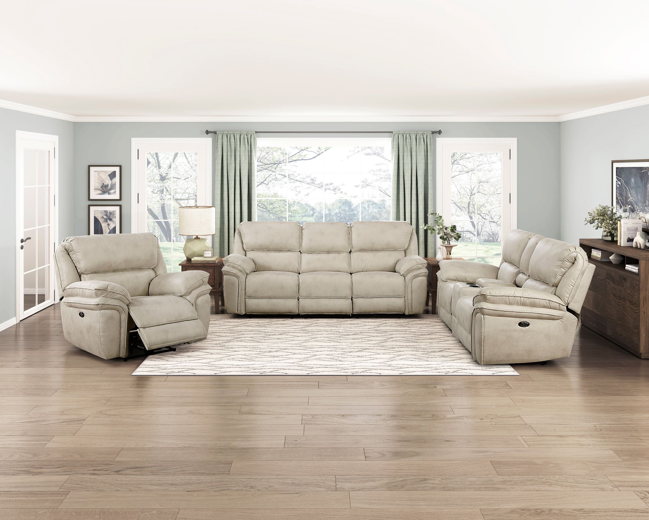Proctor Microfiber Power Reclining Chair