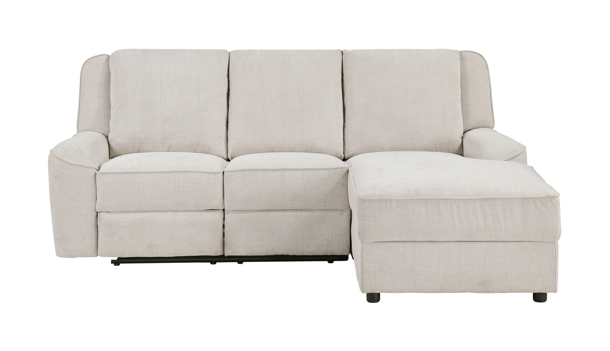 Monterey Chenille 2‑Piece Reclining Sectional with Right Chaise
