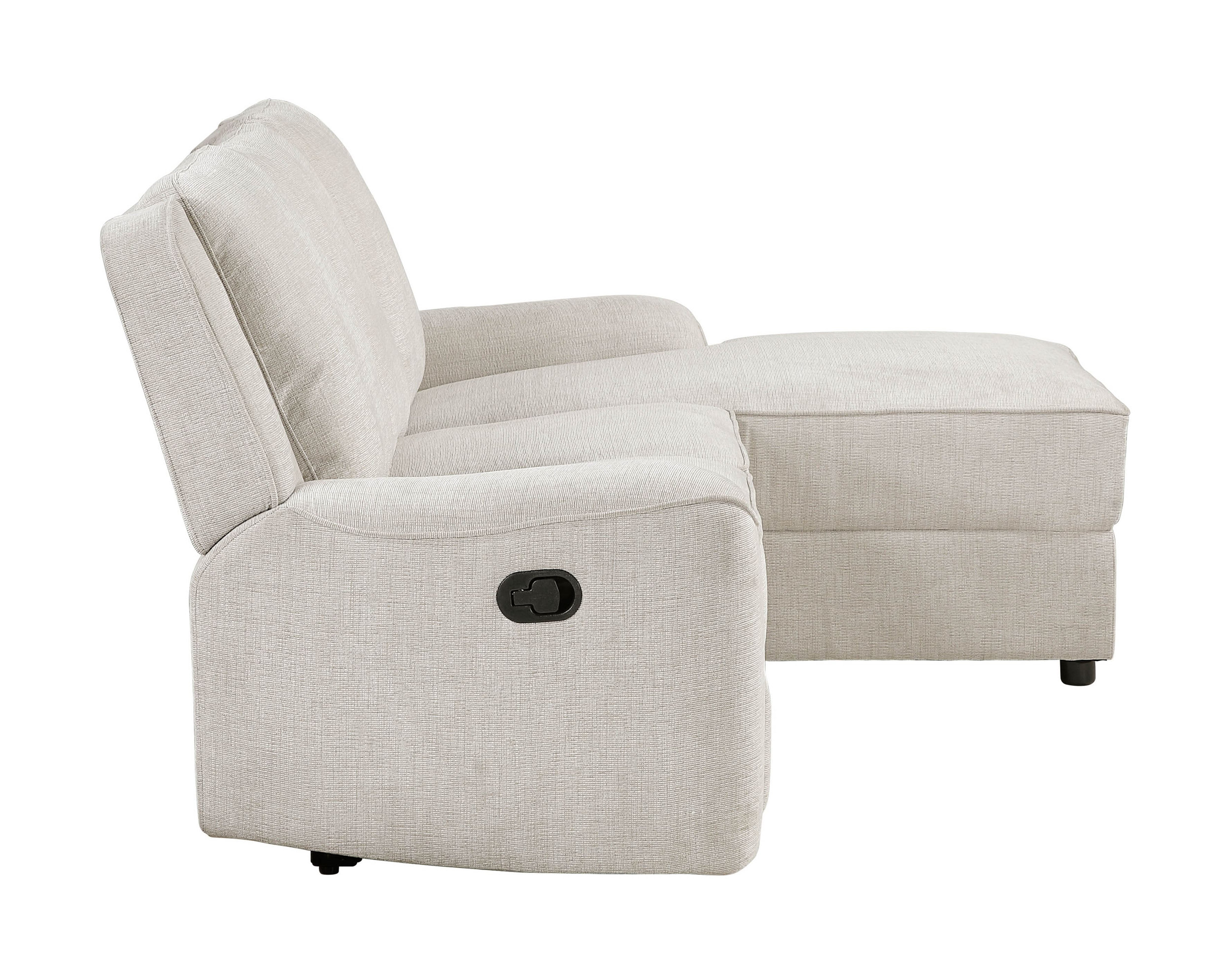 Monterey Chenille 2‑Piece Reclining Sectional with Right Chaise