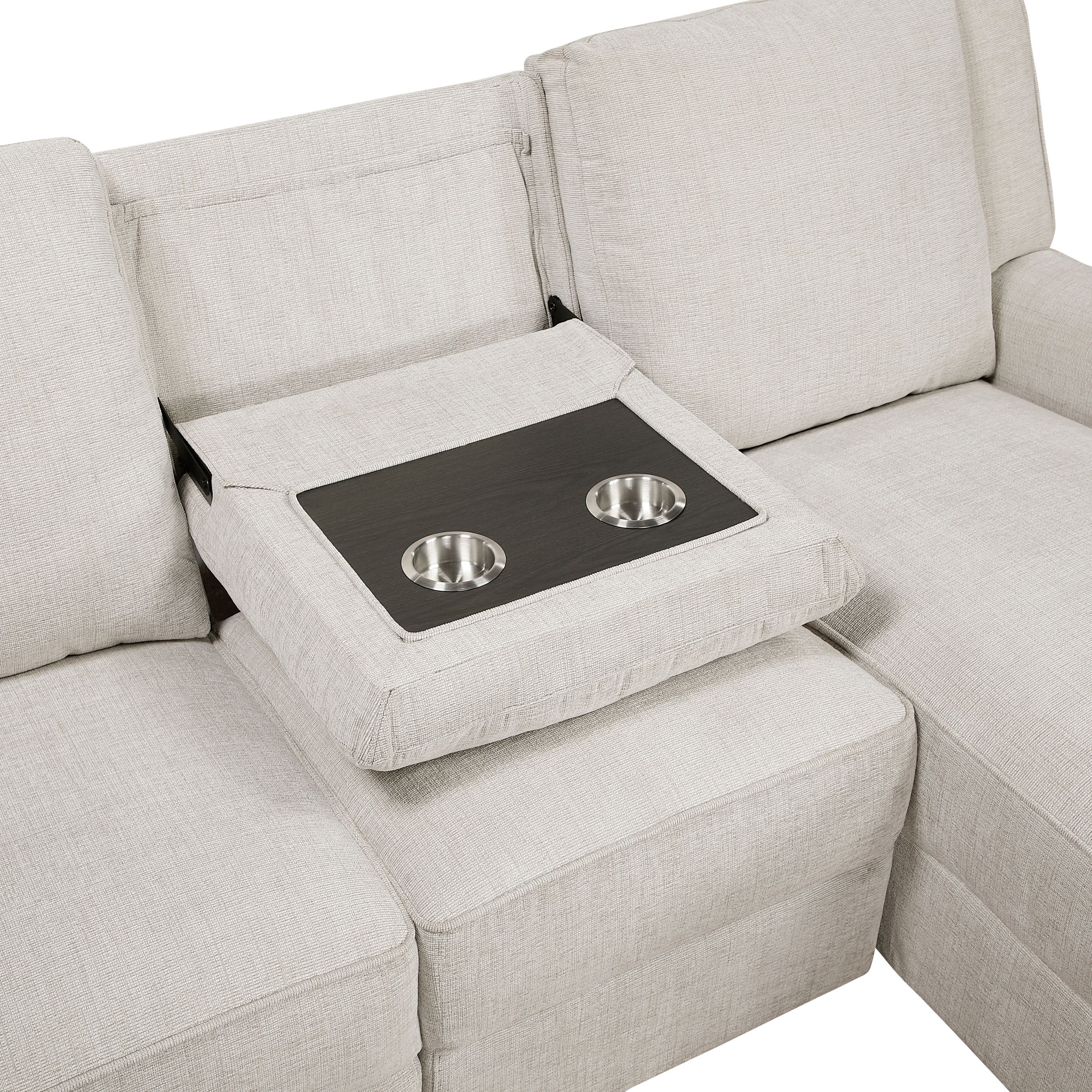Monterey Chenille 2‑Piece Reclining Sectional with Right Chaise