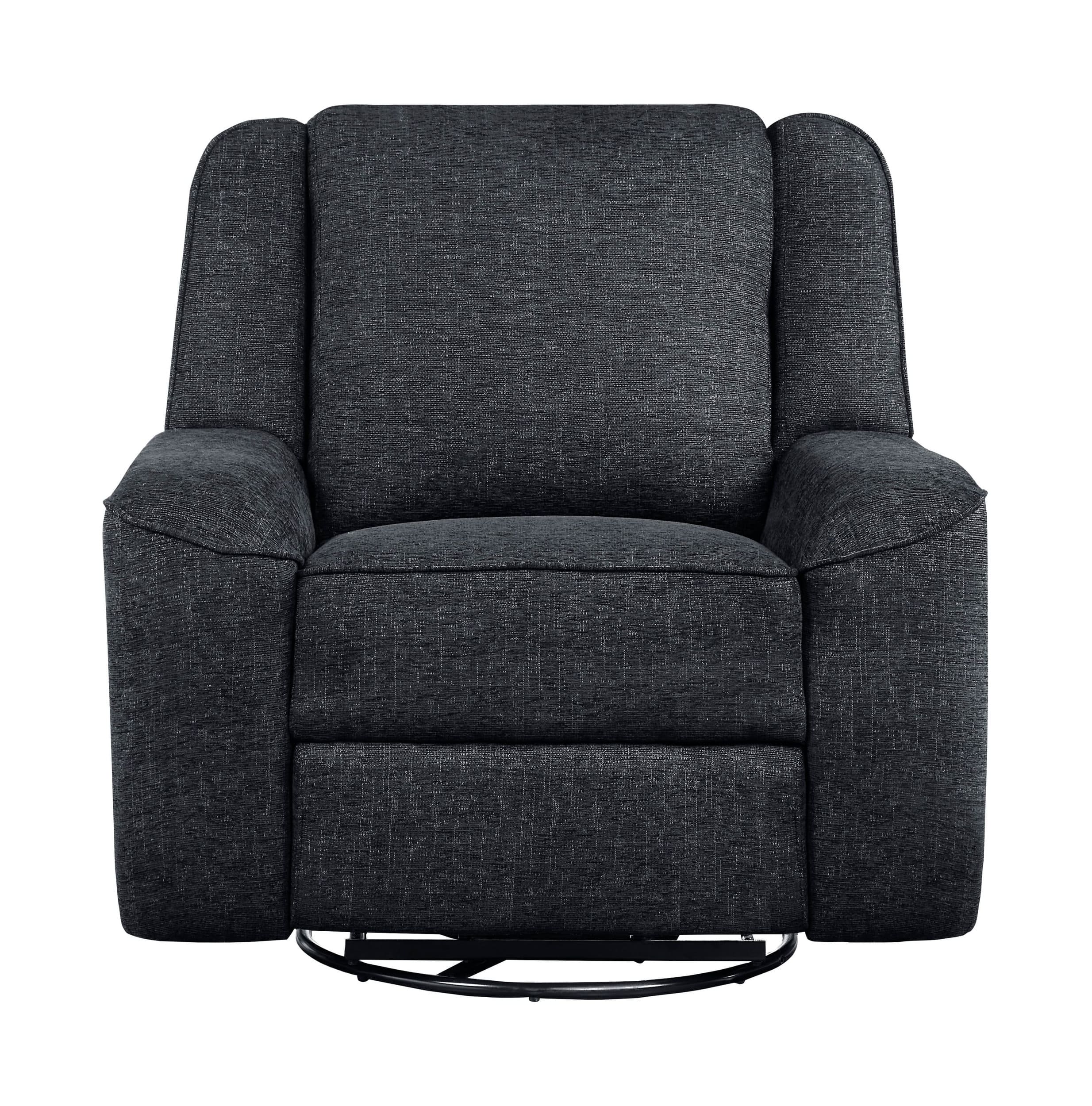 Monterey Chenille Swivel Reclining Chair