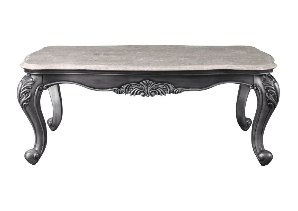 Ariadne Marble/Wood Coffee Table