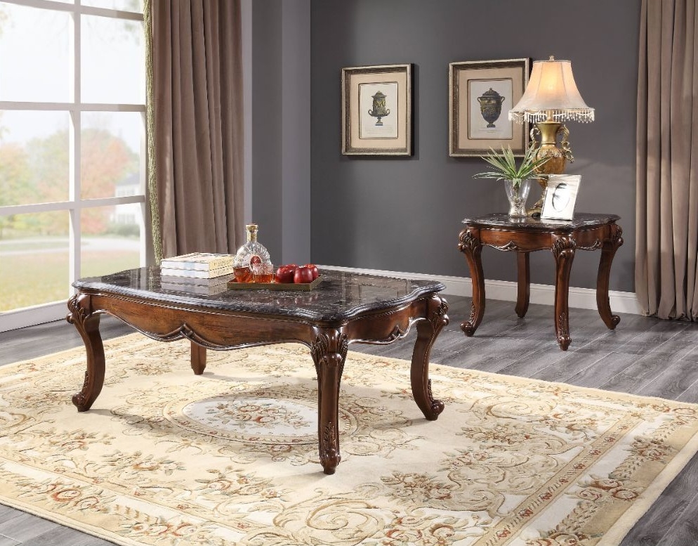 Miyeon Fabric Tufted Living Room Set w/Pillows