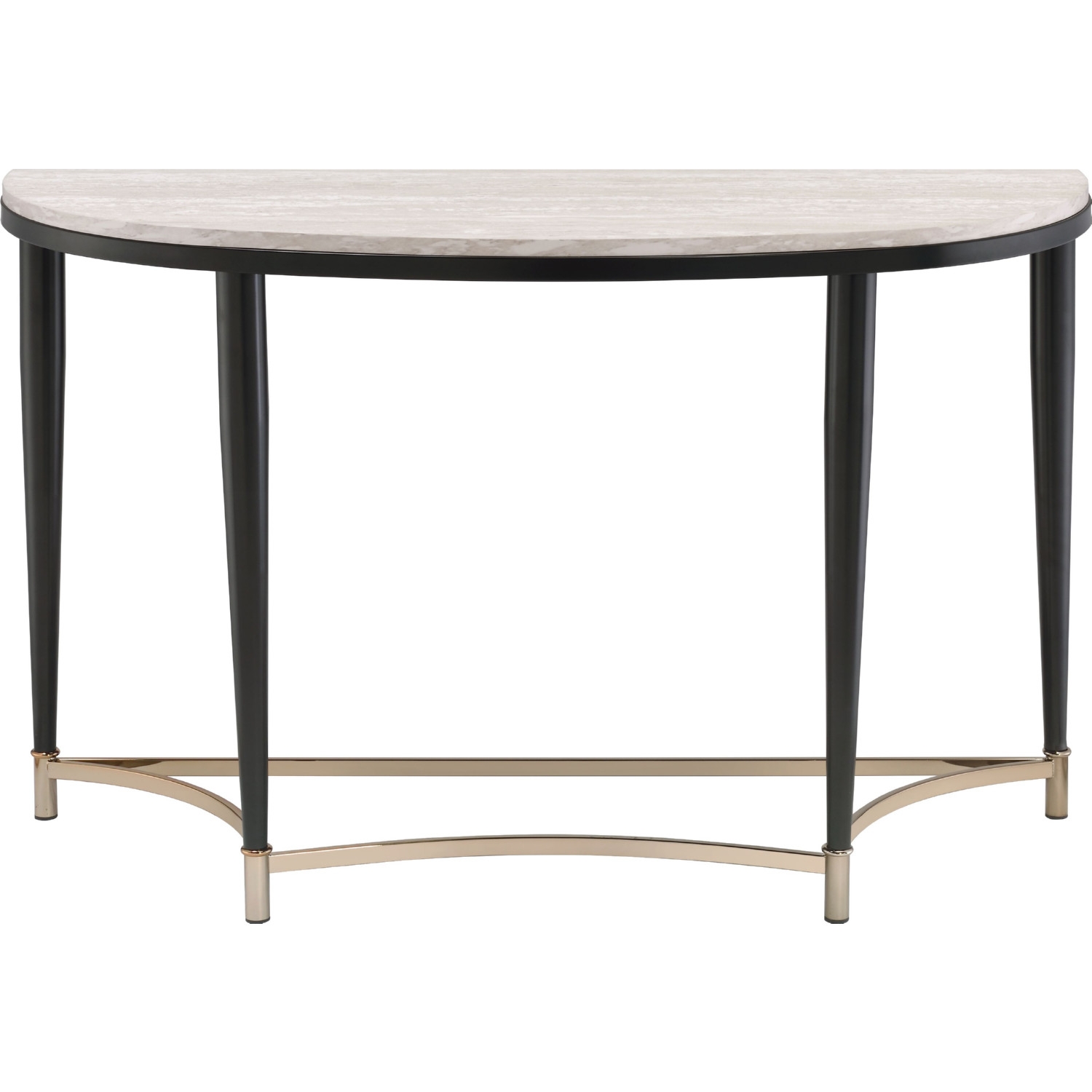 Ayser Wood/Metal Round Coffee Table Set