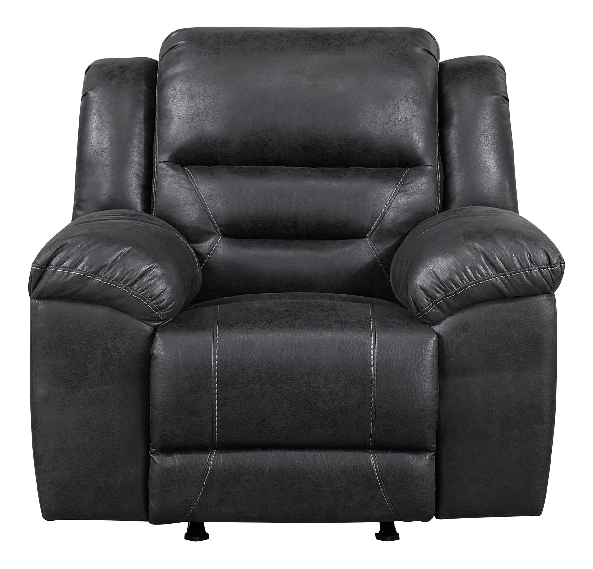 Hazen Microfiber Double Reclining Living Room Set