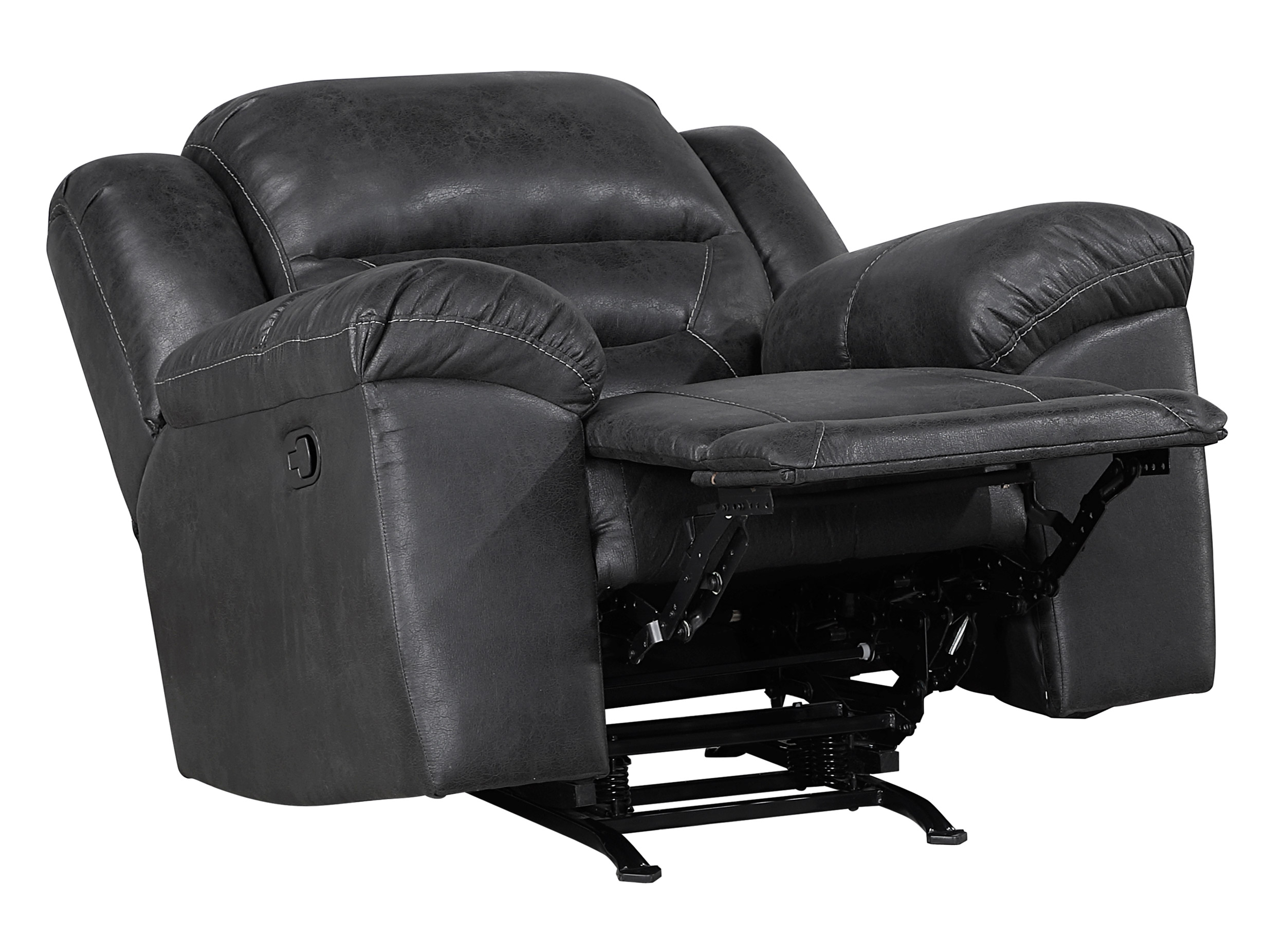 Hazen Microfiber Double Reclining Living Room Set