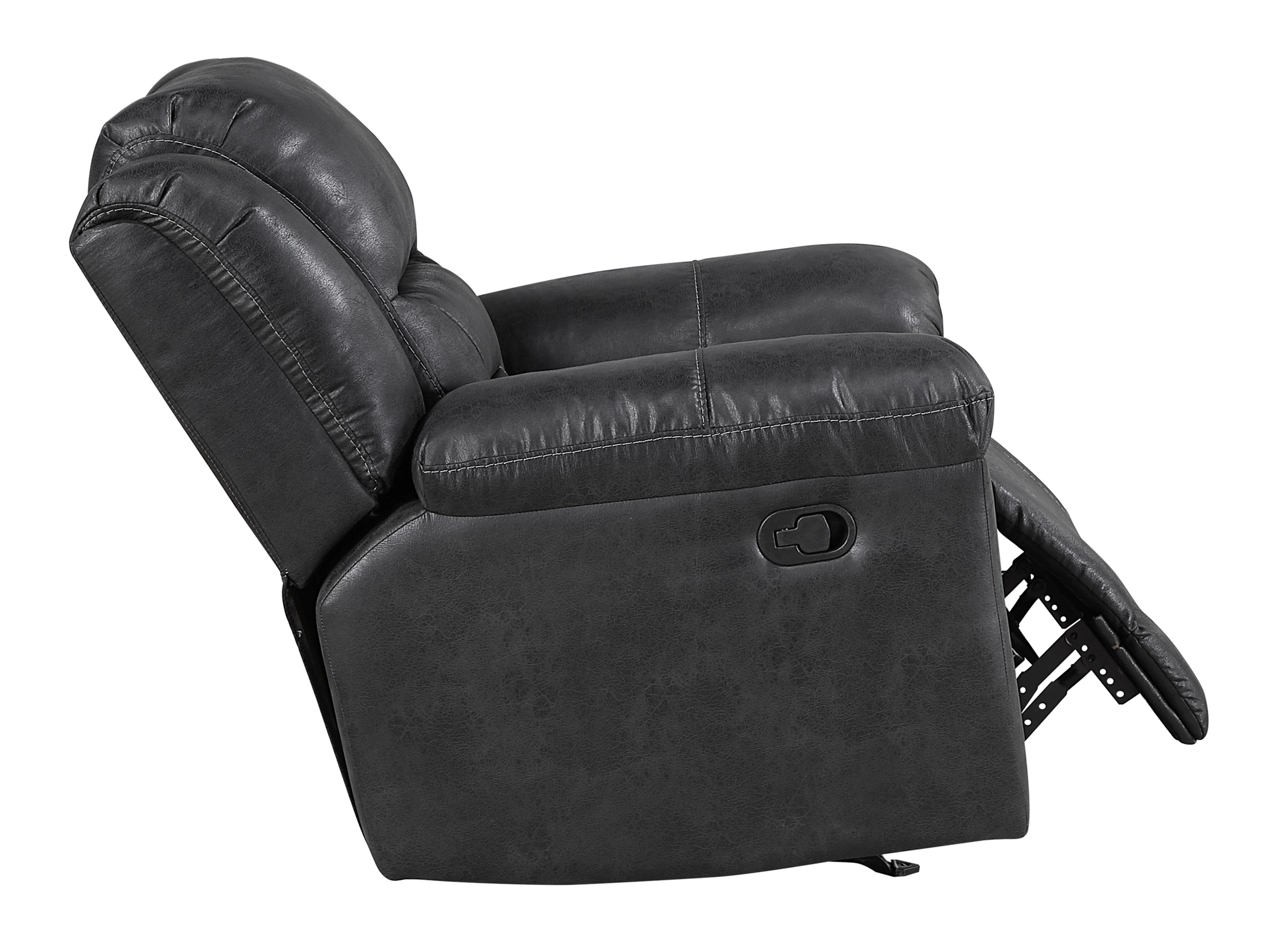 Hazen Microfiber Double Reclining Living Room Set