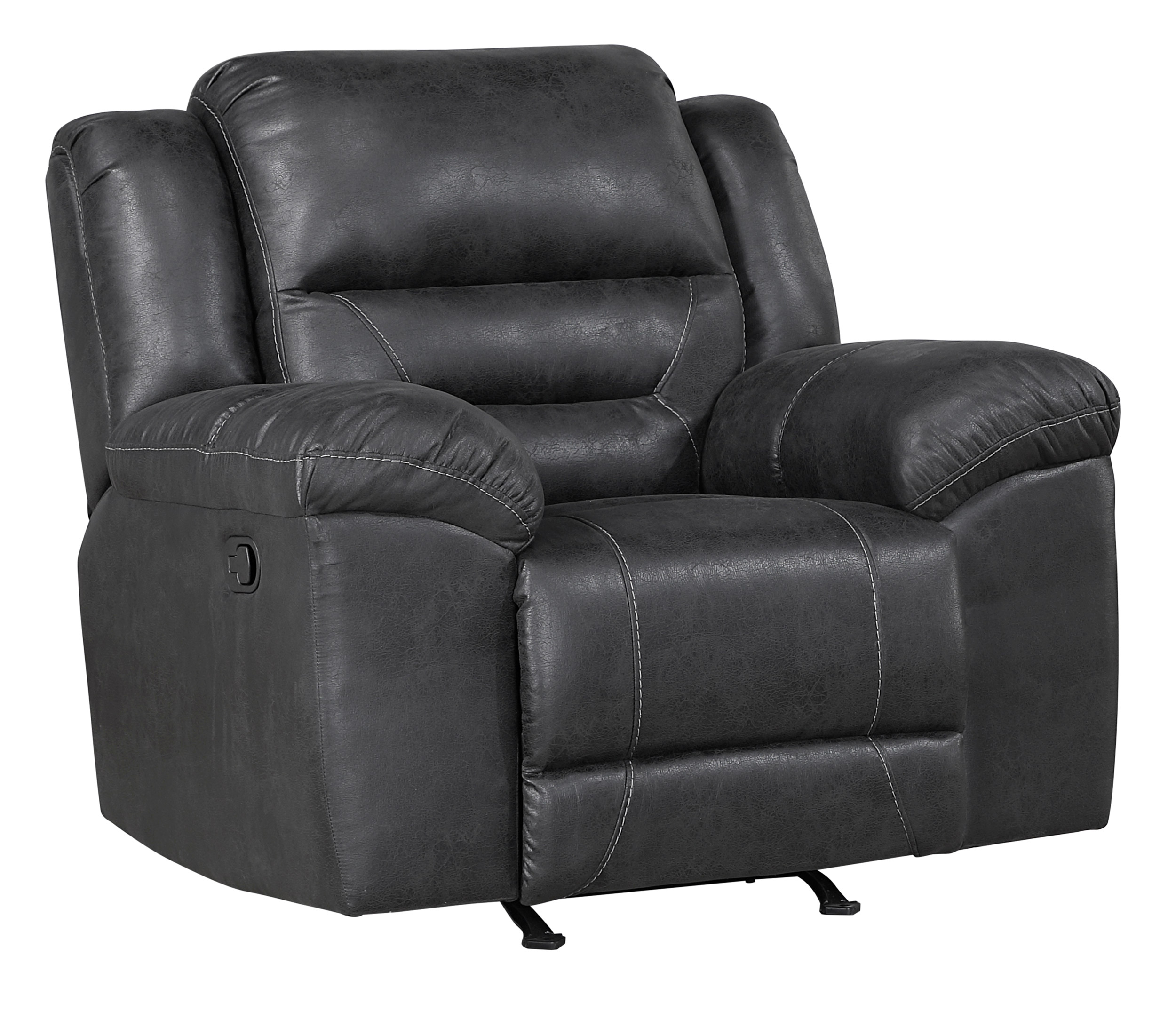 Hazen Microfiber Double Reclining Living Room Set