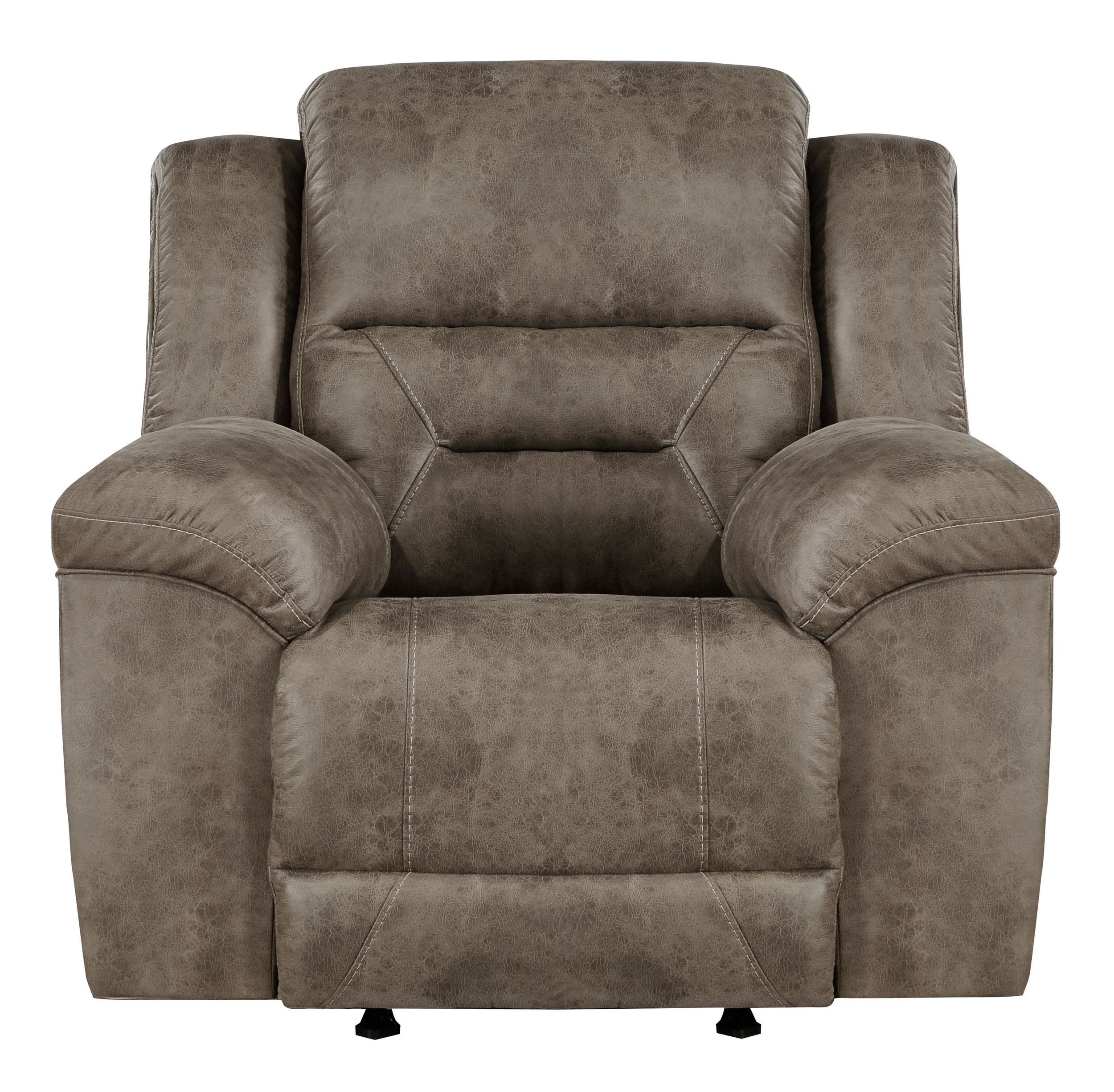 Hazen Microfiber Double Reclining Living Room Set