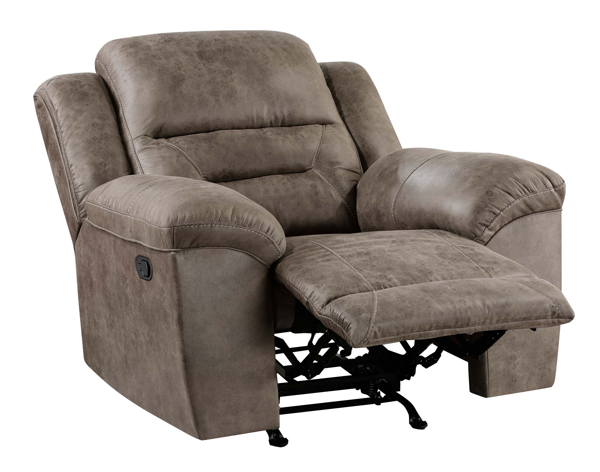 Hazen Microfiber Double Reclining Living Room Set