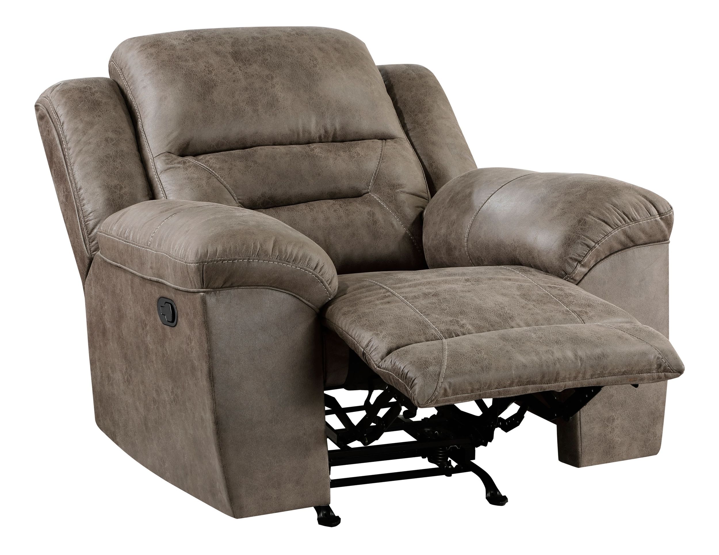 Hazen Microfiber Double Reclining Living Room Set