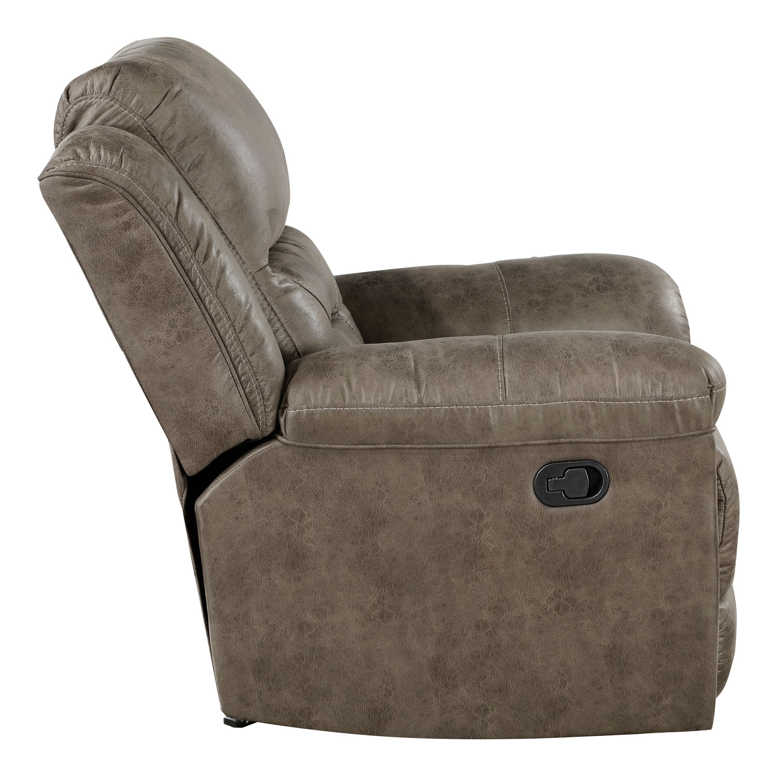 Hazen Microfiber Double Reclining Living Room Set