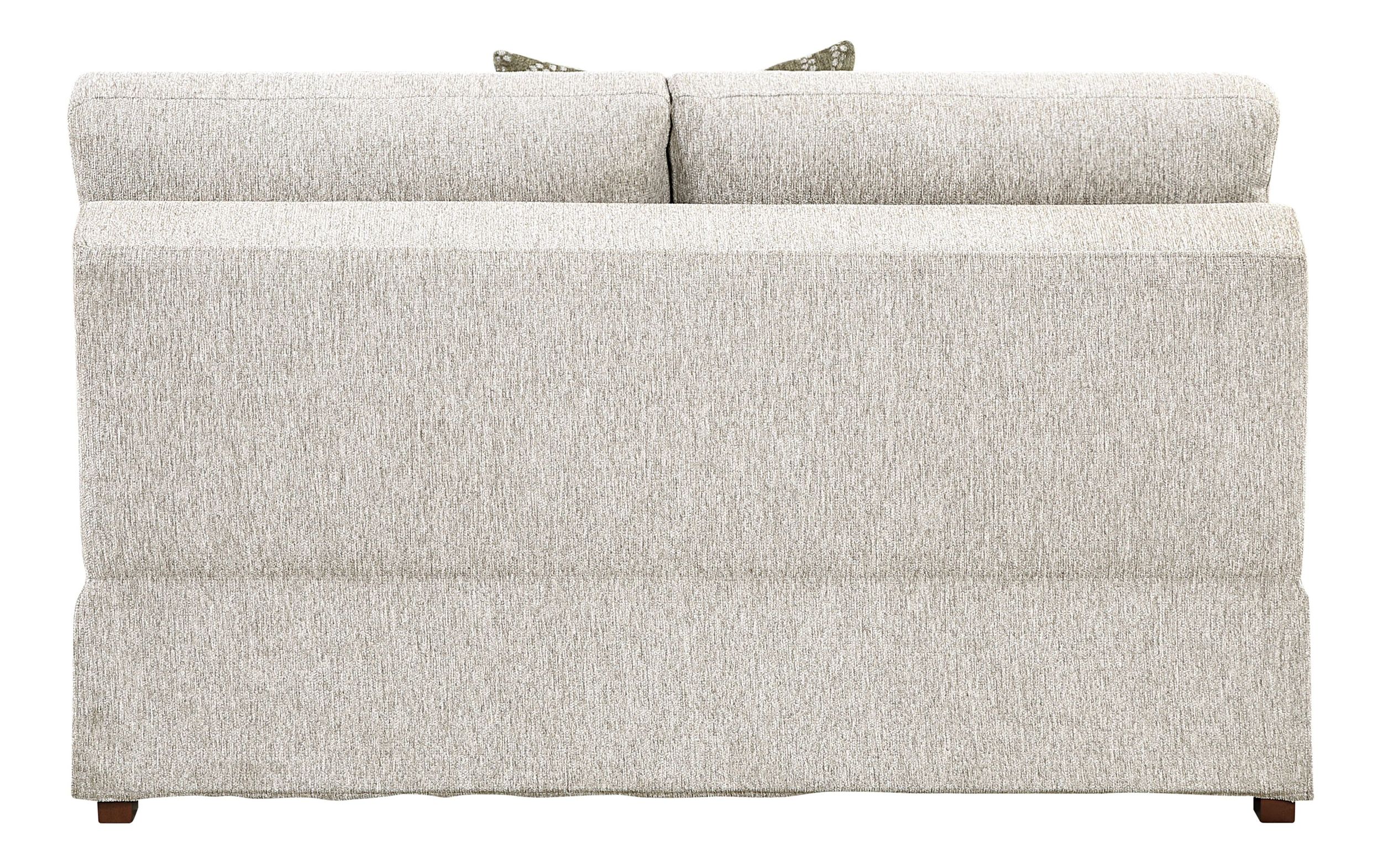 Isla L-Shaped Microfiber 3-Piece Modular Sectional with Pull-out Bed