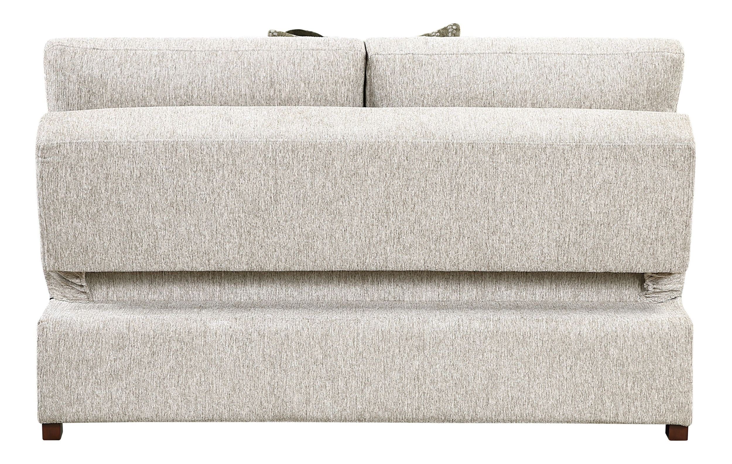 Isla U-Shaped Microfiber 3-Piece Double Chaise Modular Sectional