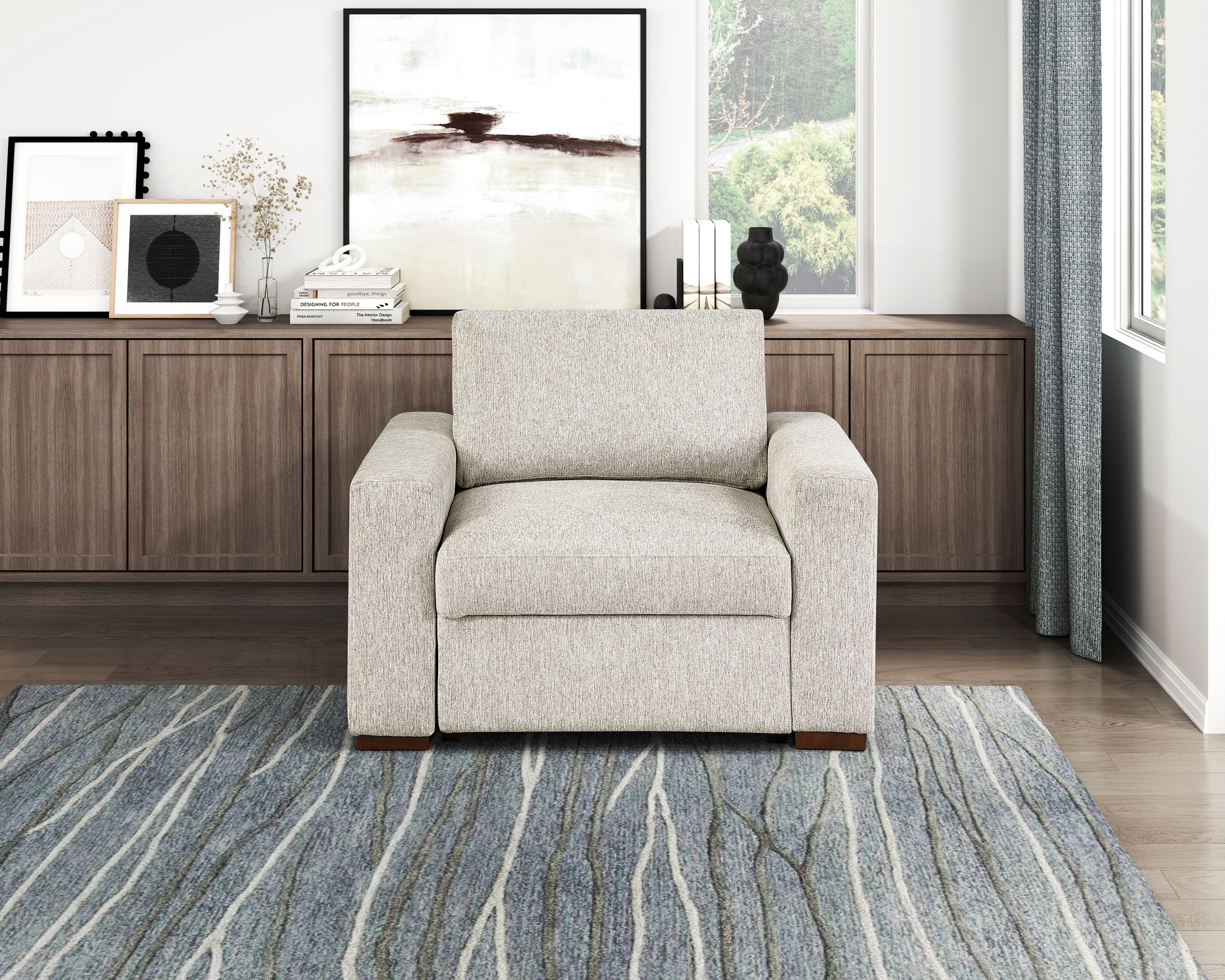 Isla Microfiber Modular Chair