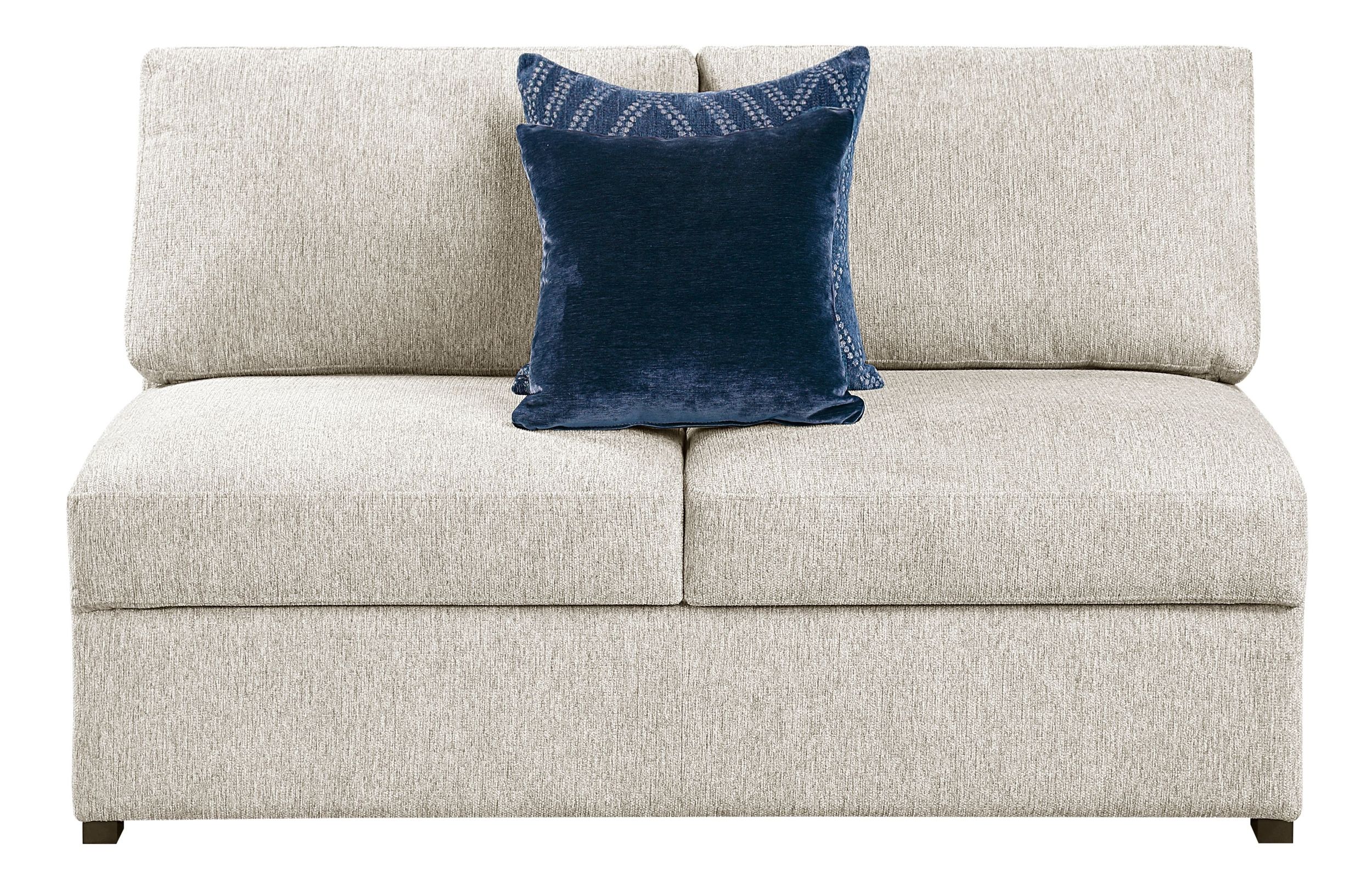 Isla U-Shaped Microfiber 3-Piece Double Chaise Modular Sectional