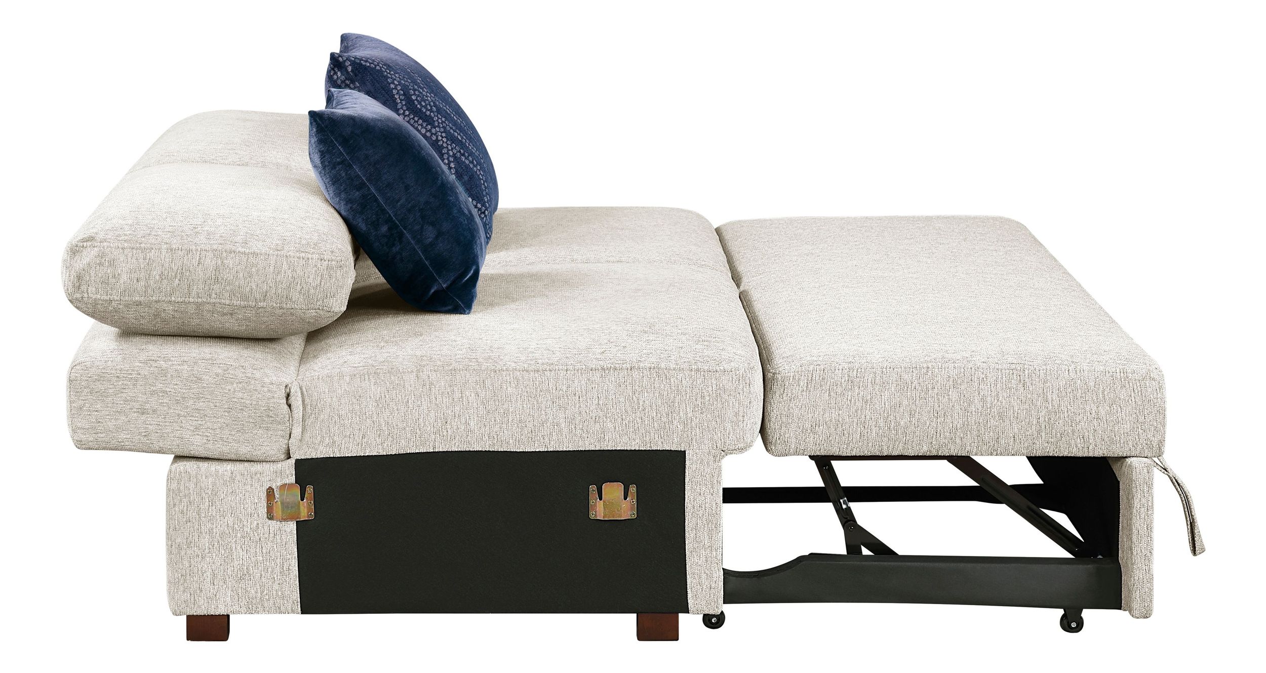Isla Microfiber 2-Piece Modular Sectional Sofa with Reversible Chaise