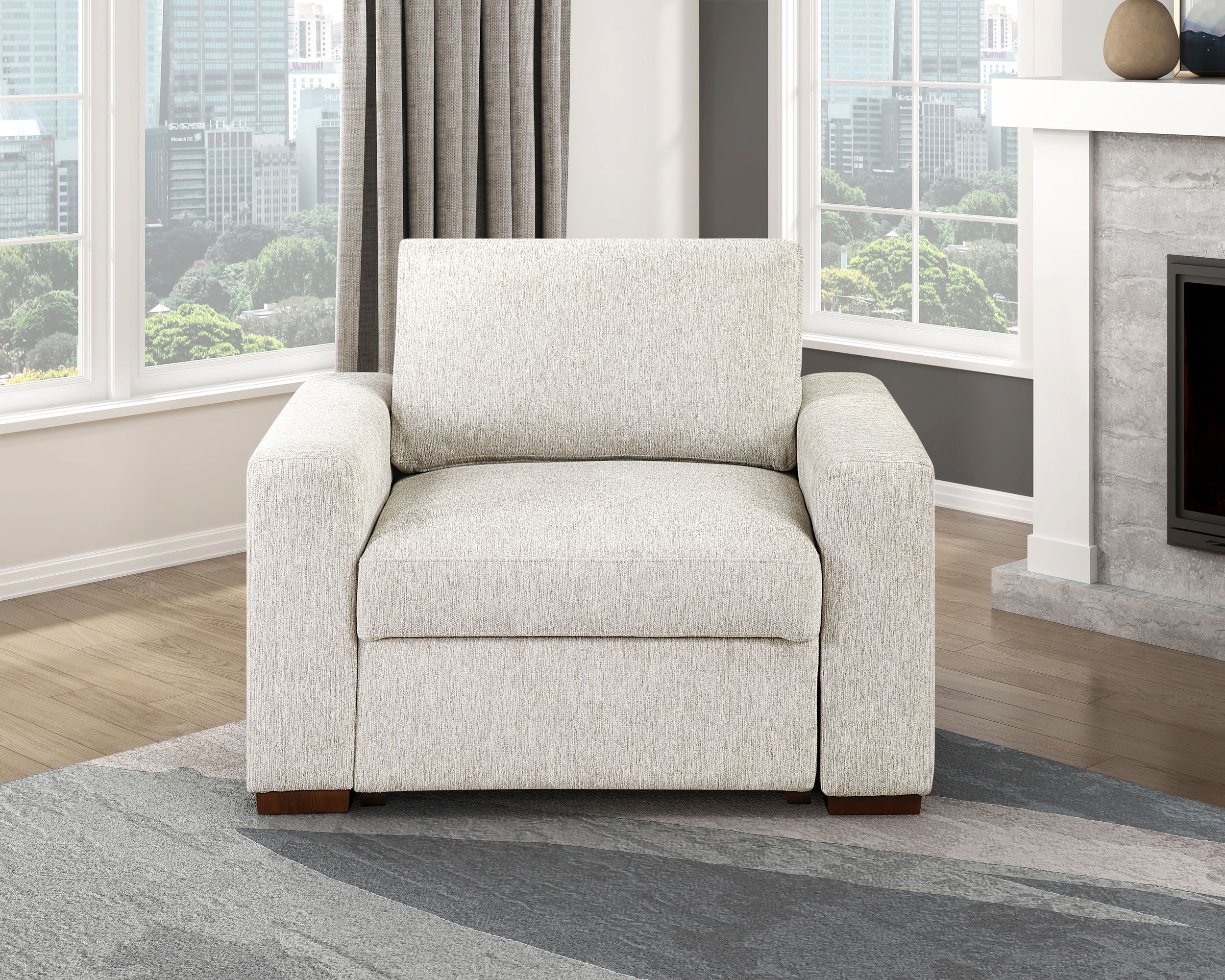 Isla Microfiber Modular Chair