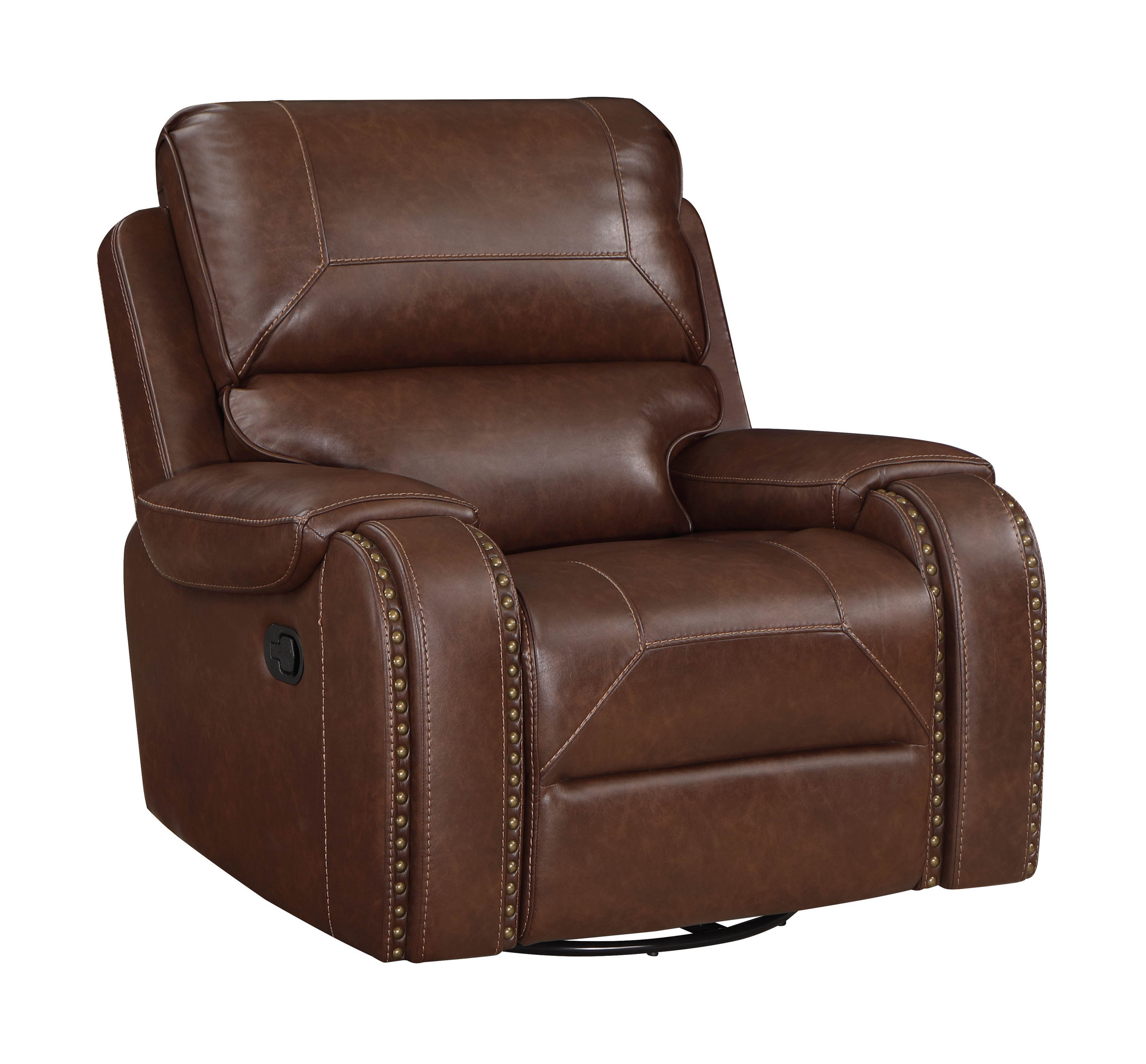 Newnan Faux Leather Double Reclining Living Room Set