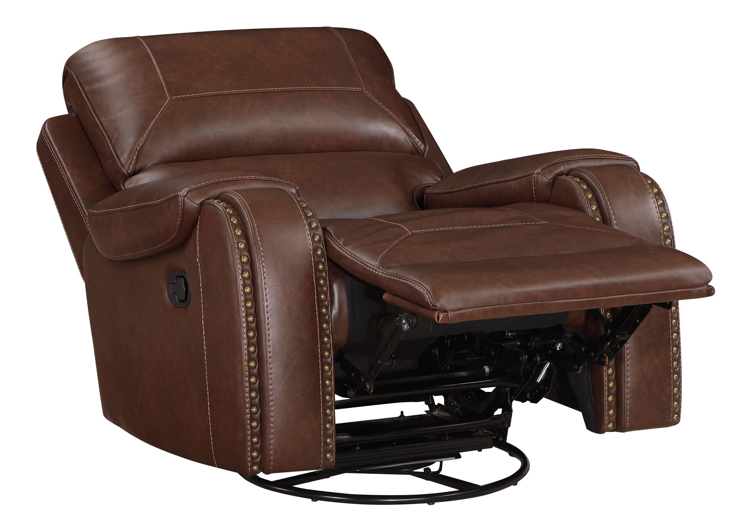 Newnan Faux Leather Double Reclining Living Room Set