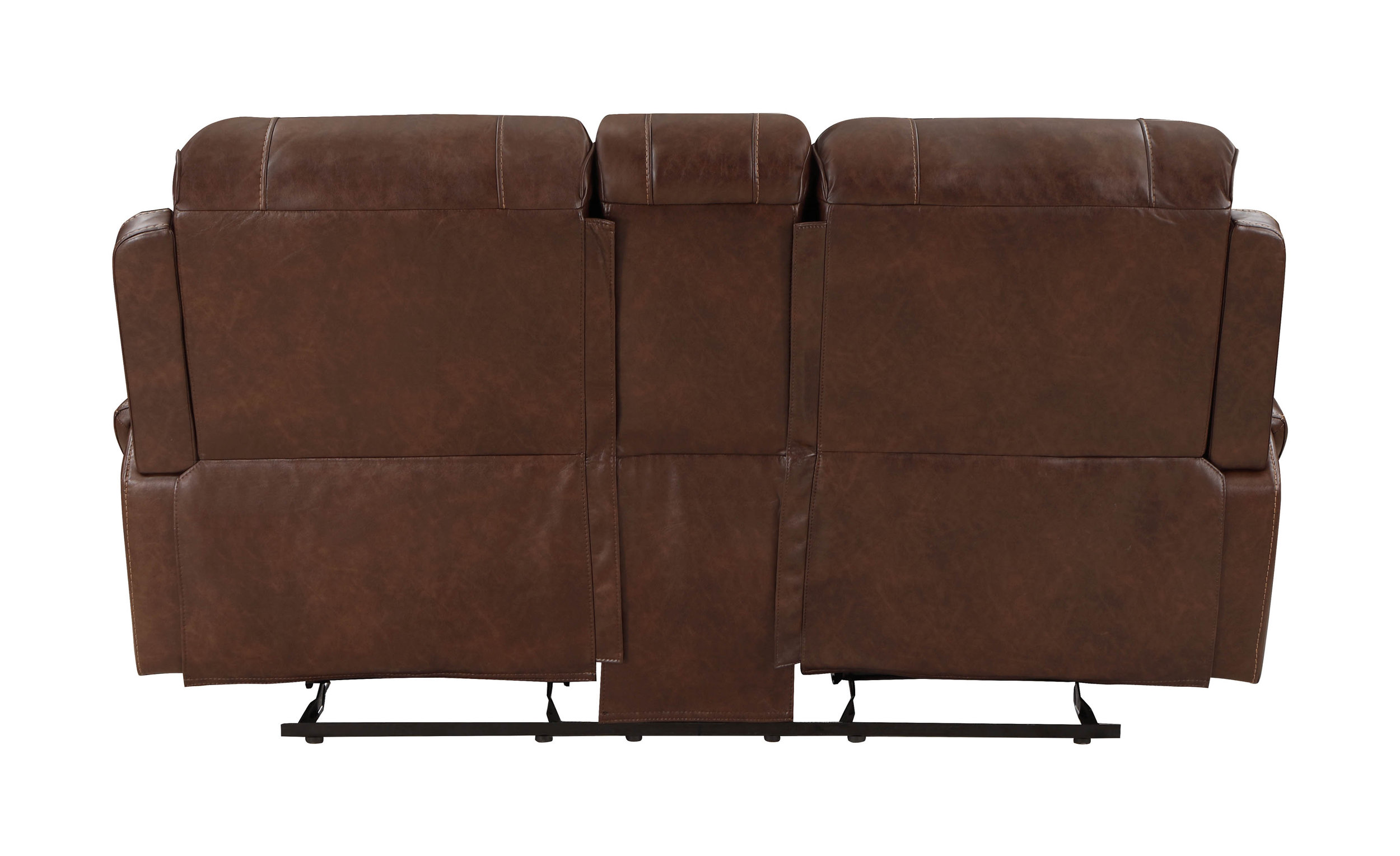 Newnan Faux Leather Double Reclining Living Room Set