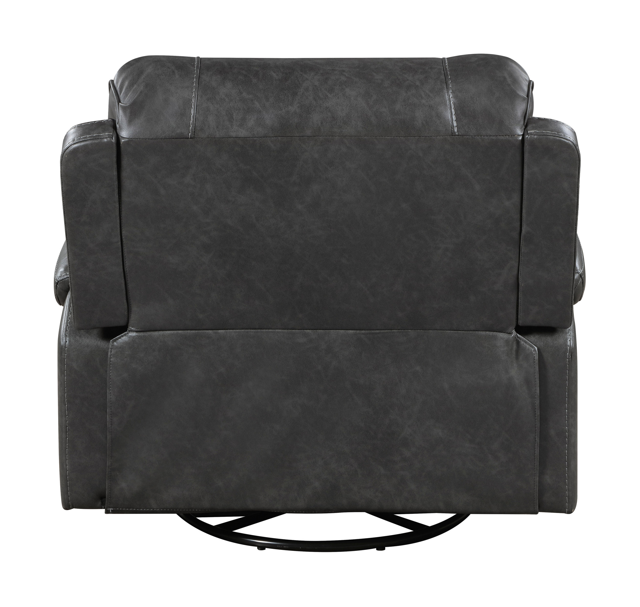 Newnan Faux Leather Swivel Glider Reclining Chair