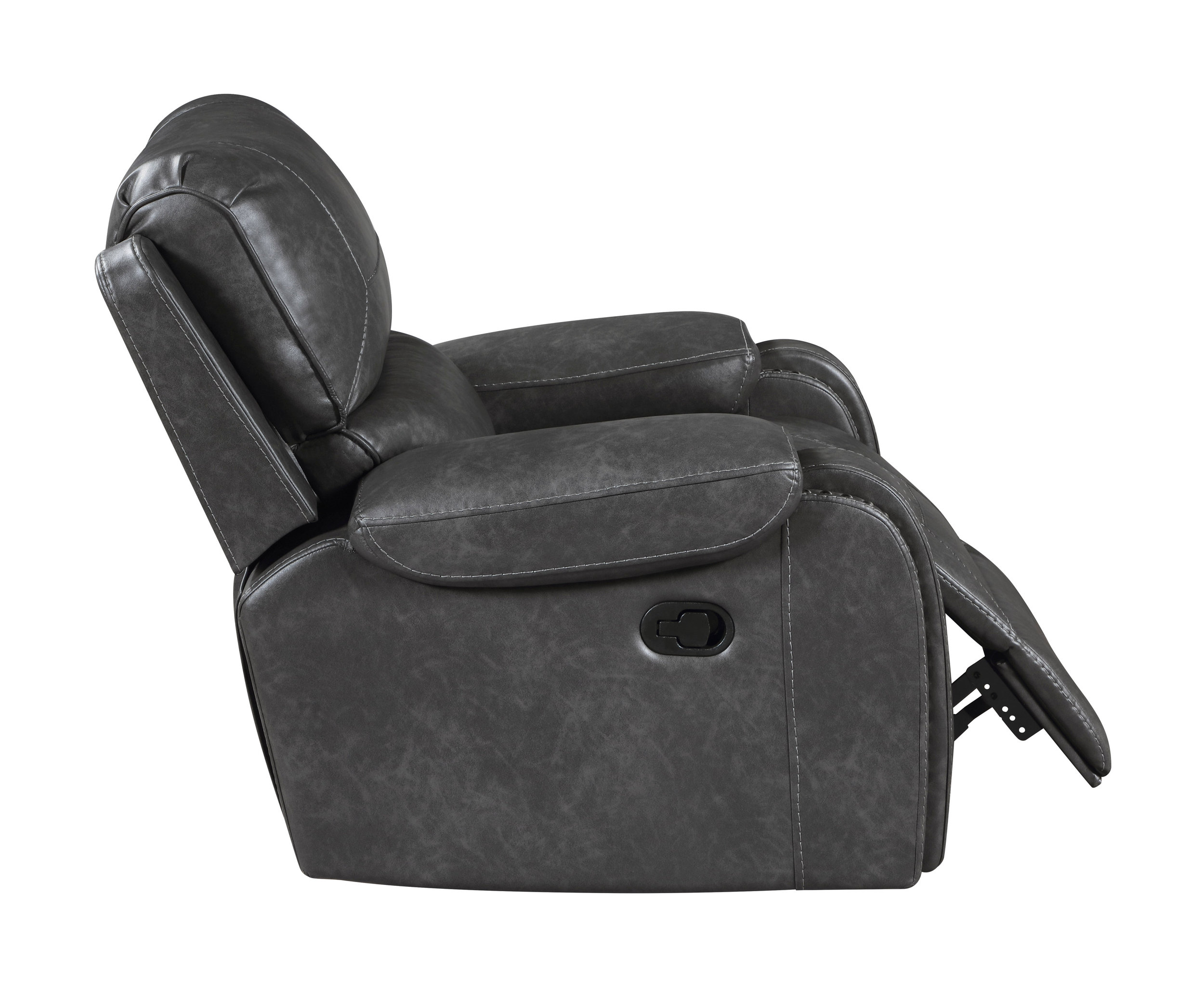 Newnan Faux Leather Double Reclining Living Room Set
