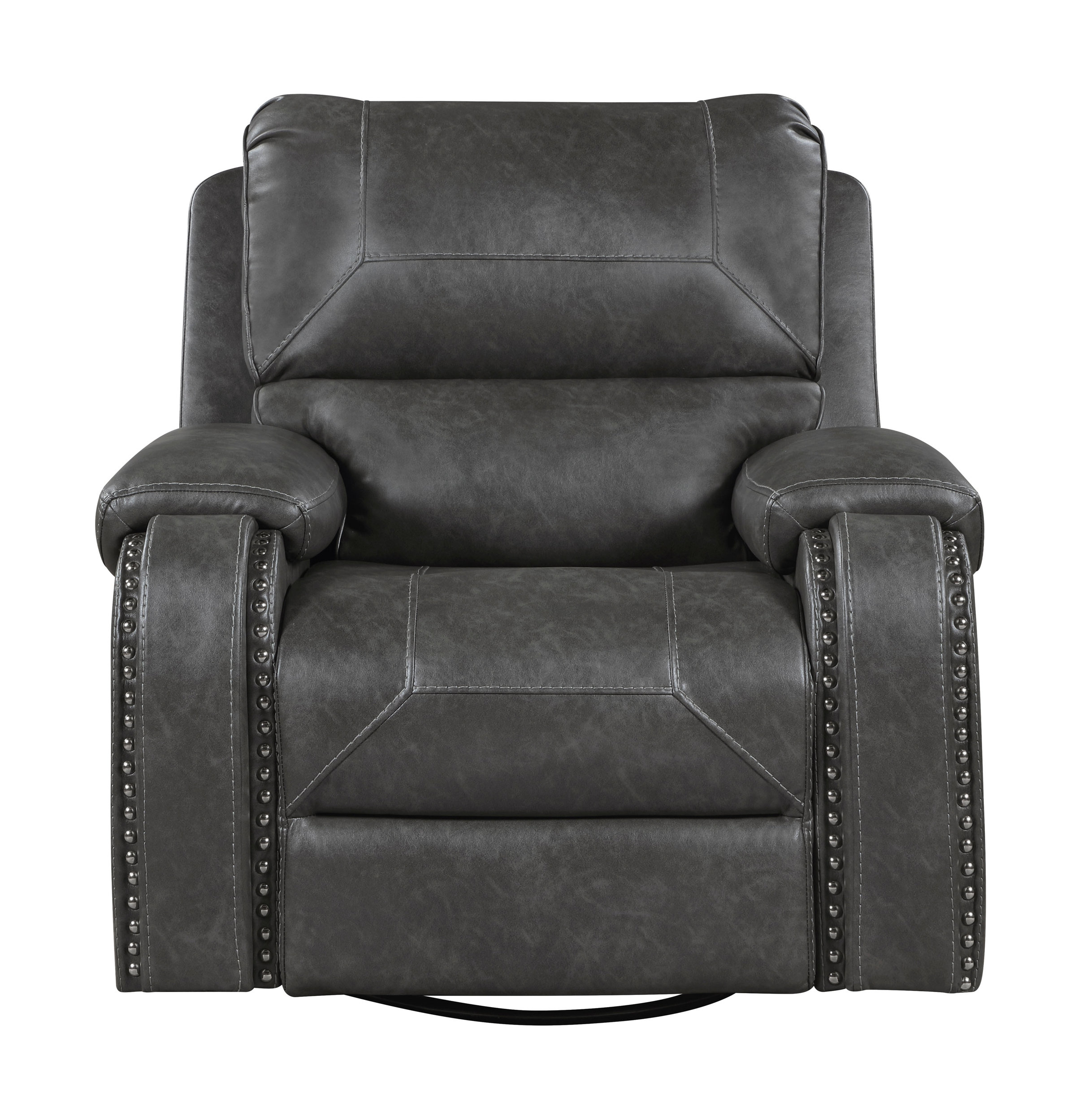 Newnan Faux Leather Double Reclining Living Room Set