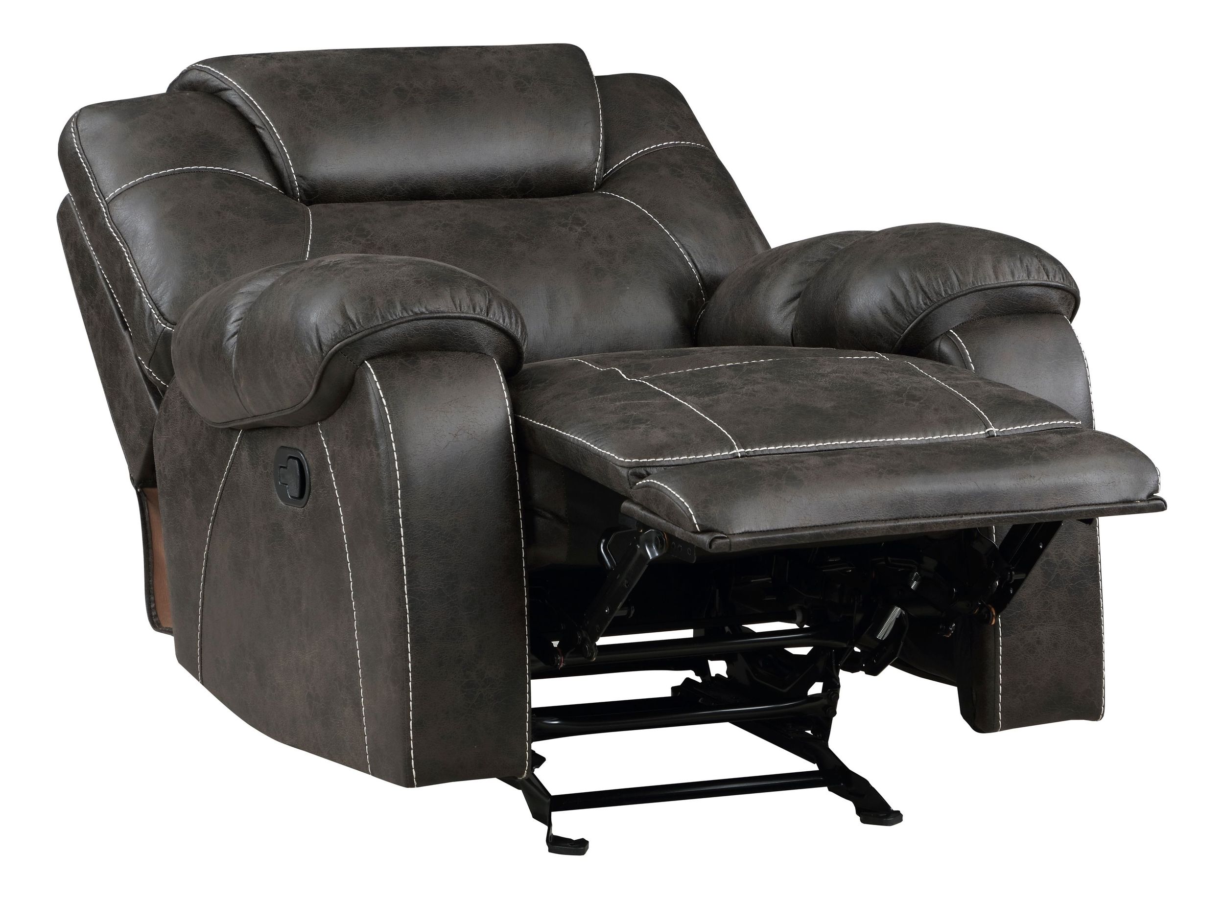 Gainesville Microfiber Double Reclining Living Room Set
