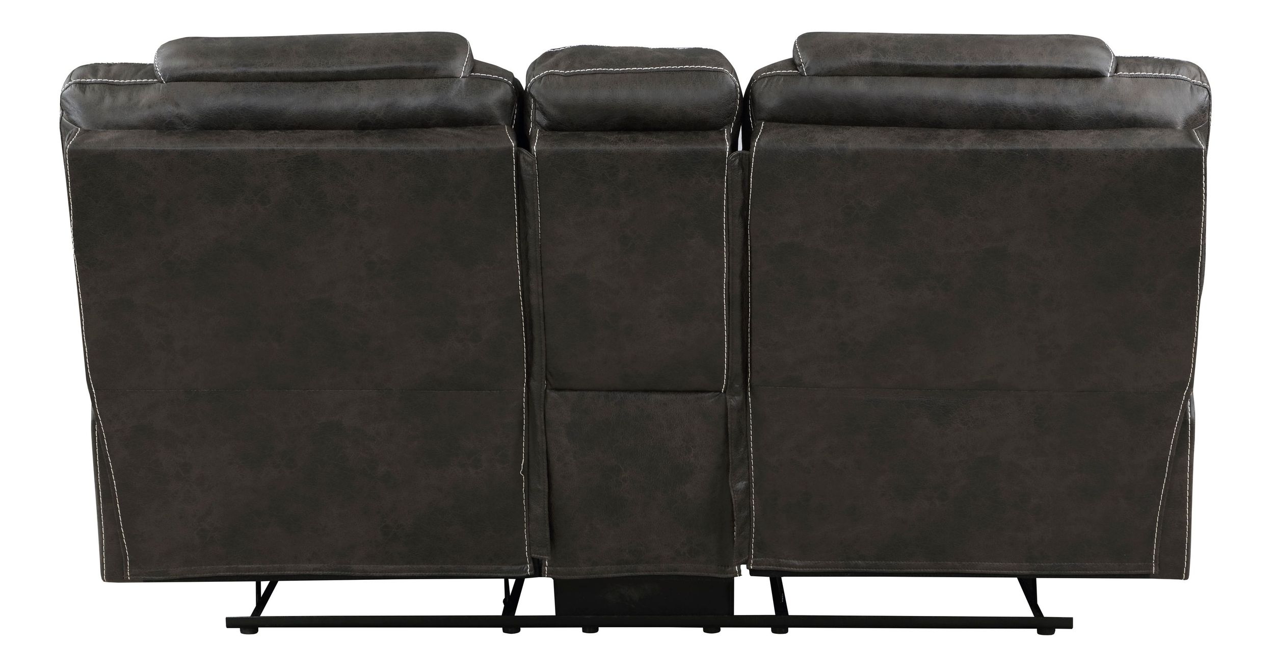 Gainesville Microfiber Double Reclining Living Room Set