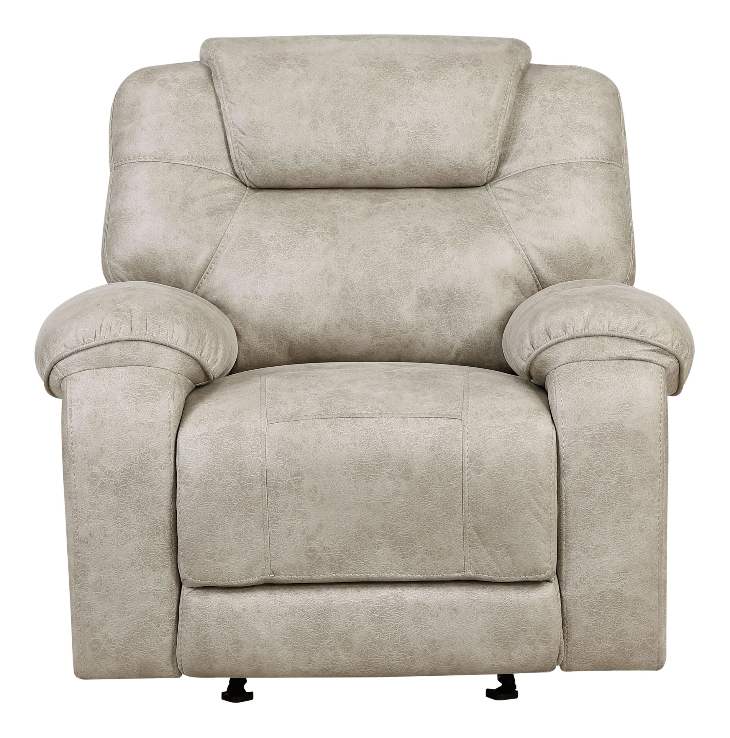 Gainesville Microfiber Double Reclining Living Room Set