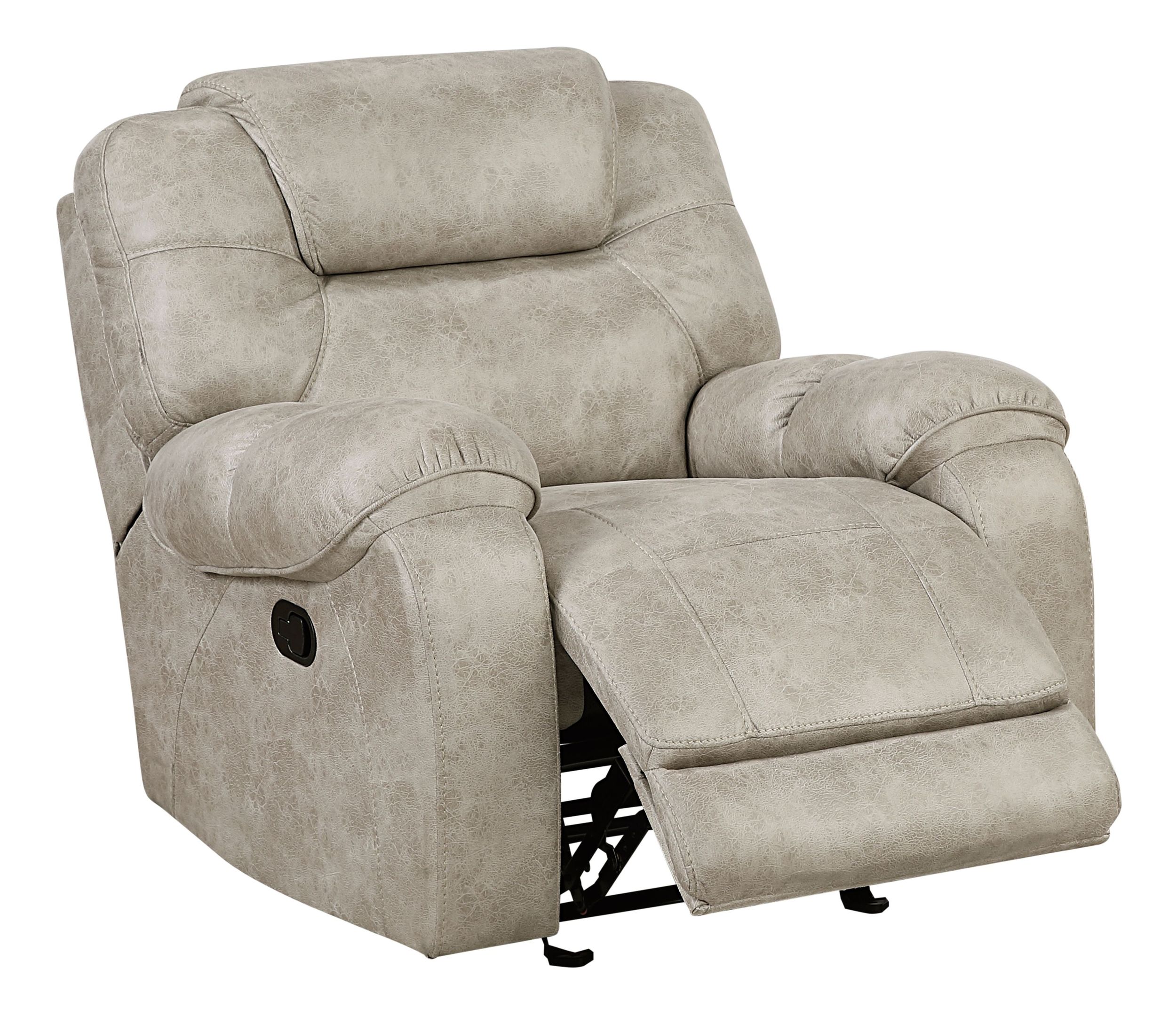 Gainesville Microfiber Double Reclining Living Room Set