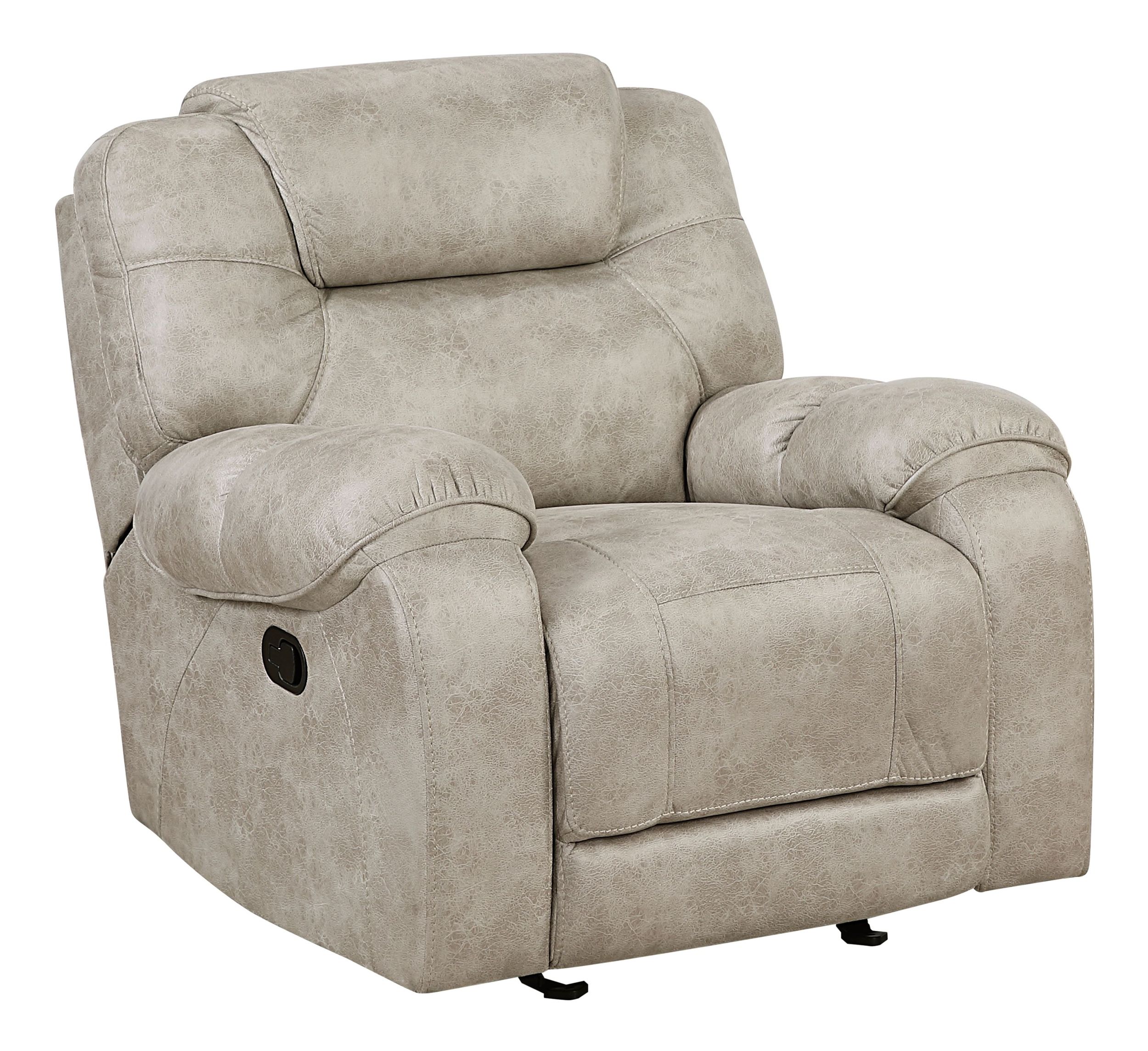 Gainesville Microfiber Double Reclining Living Room Set