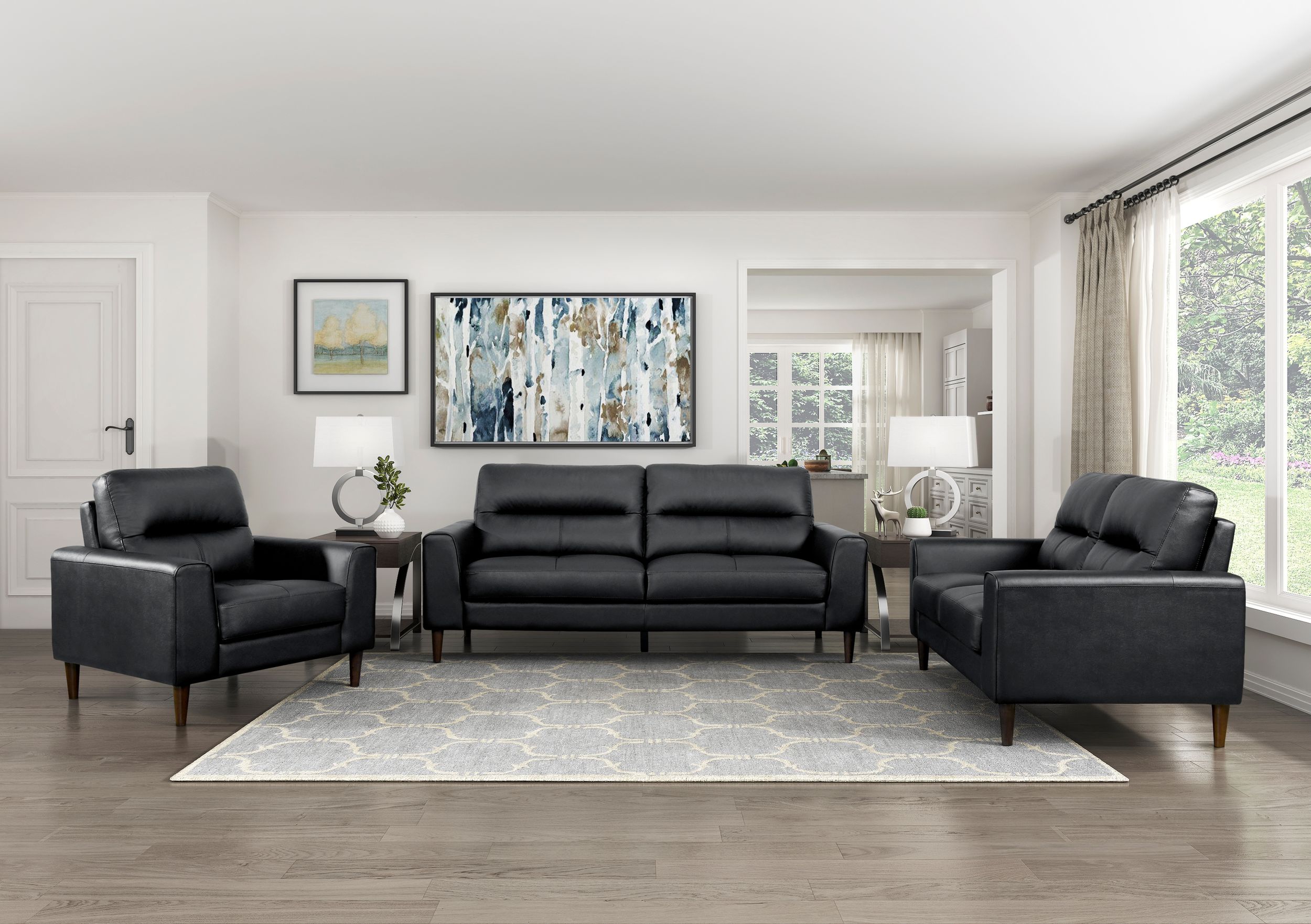 Lewes Leather Sofa