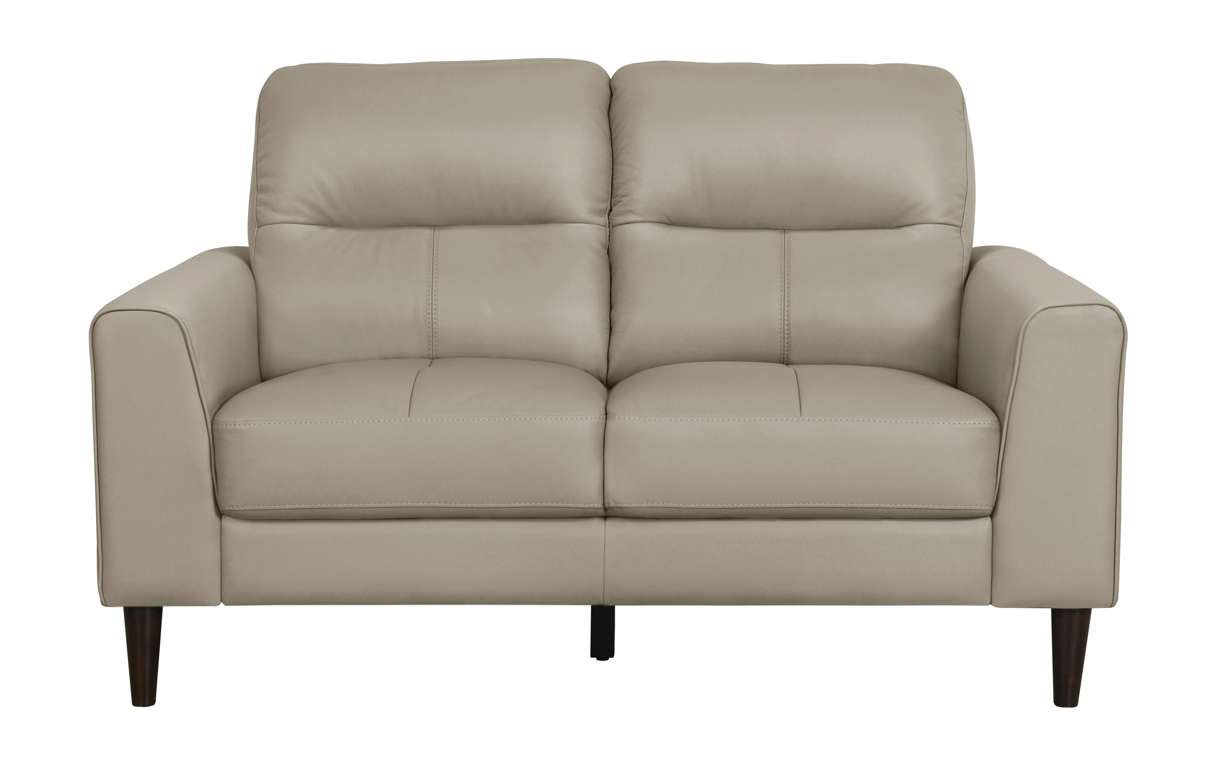 Lewes Leather Loveseat
