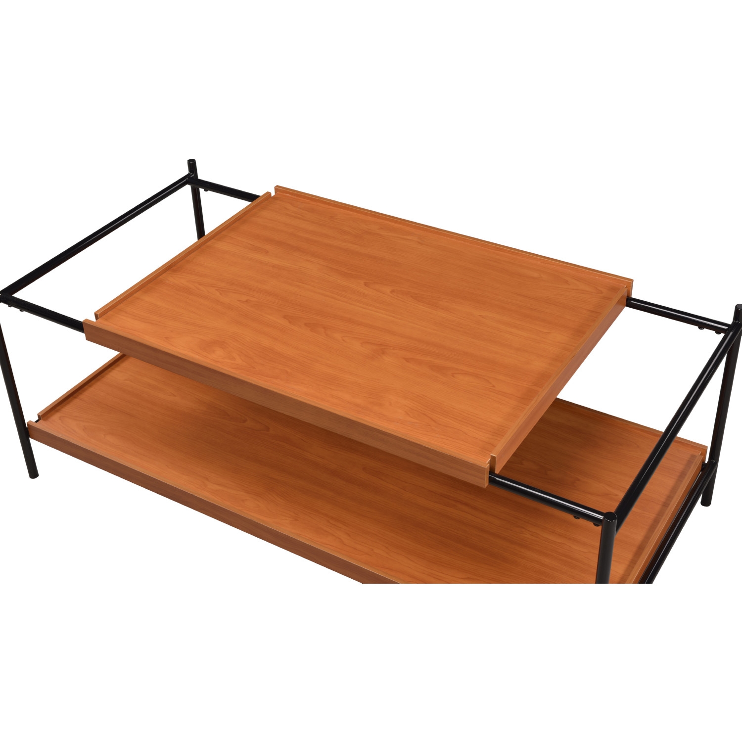 Oaken Wood Storage Coffee Table Set