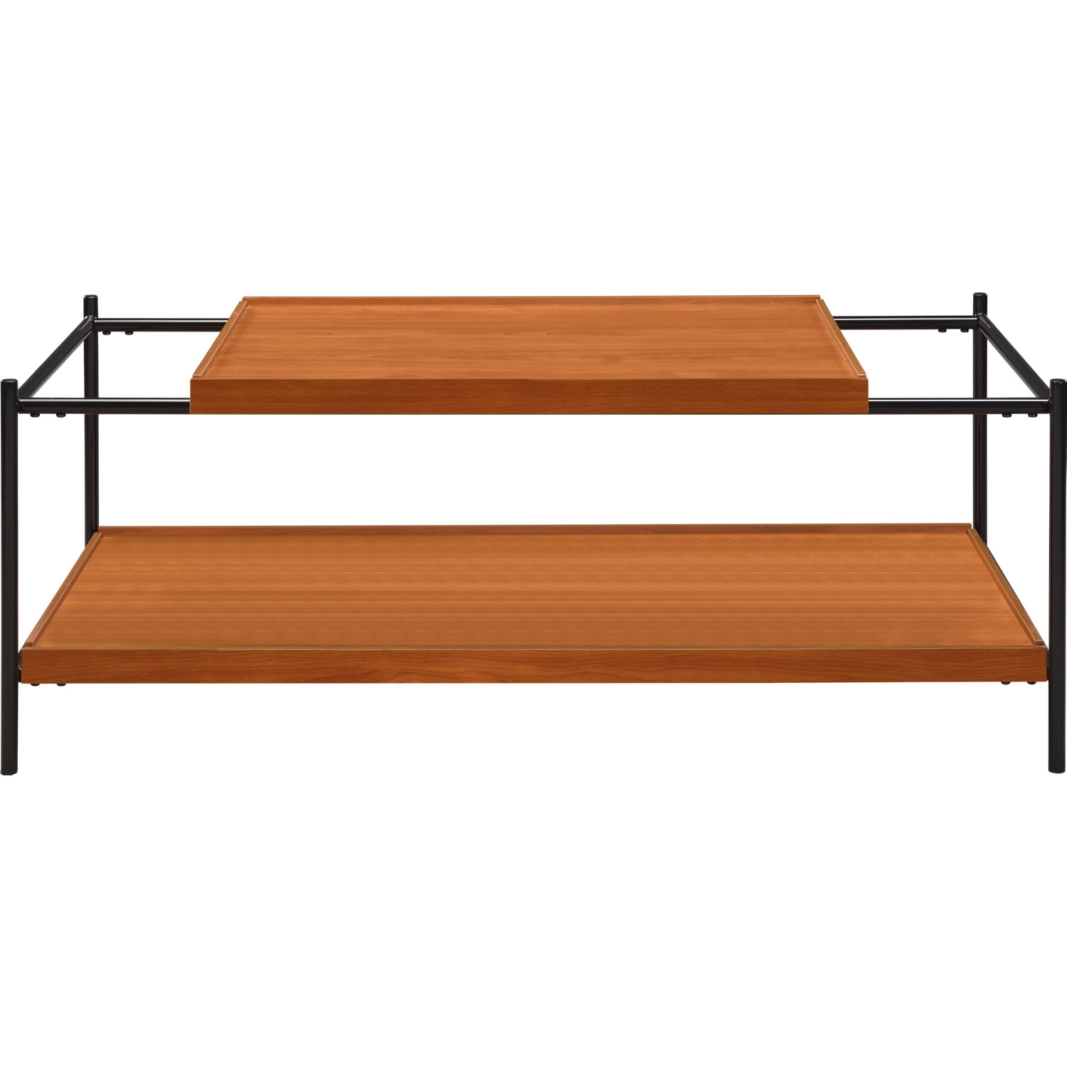 Oaken Wood Rectangular Storage Coffee Table