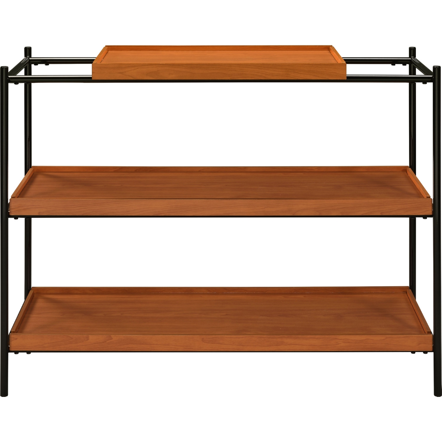 Oaken Wood Storage Coffee Table Set