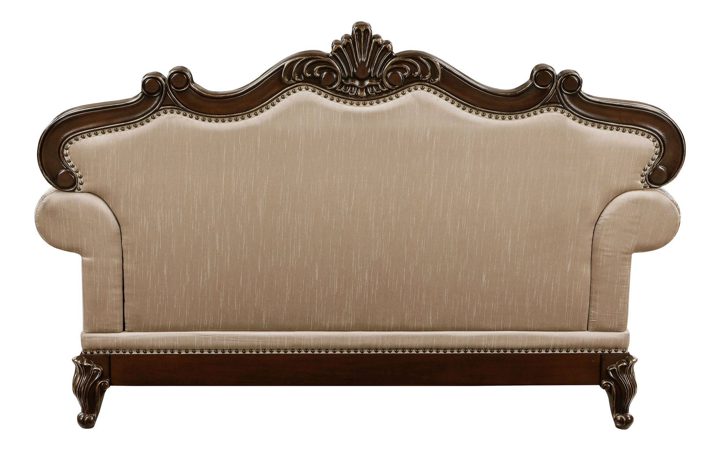 Balthasar Chenille/Faux Crystal Loveseat