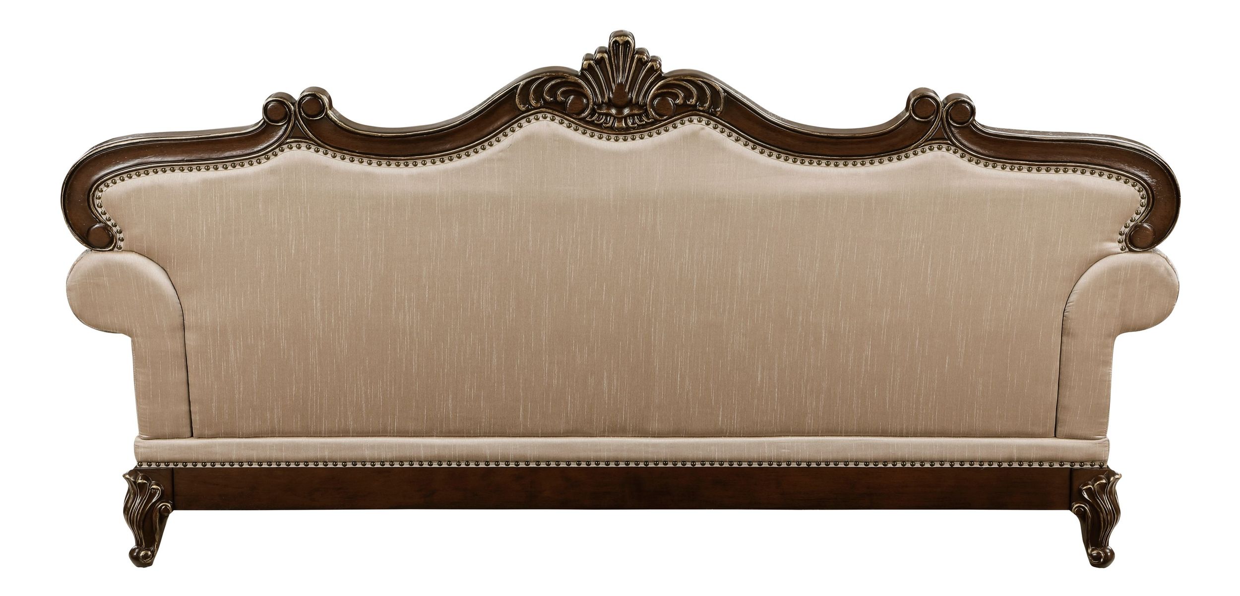 Balthasar Chenille/Faux Crystal Sofa