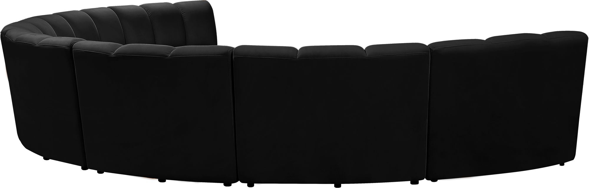 Infinity 183" 7-Piece Boucle Fabric Sectional Sofa