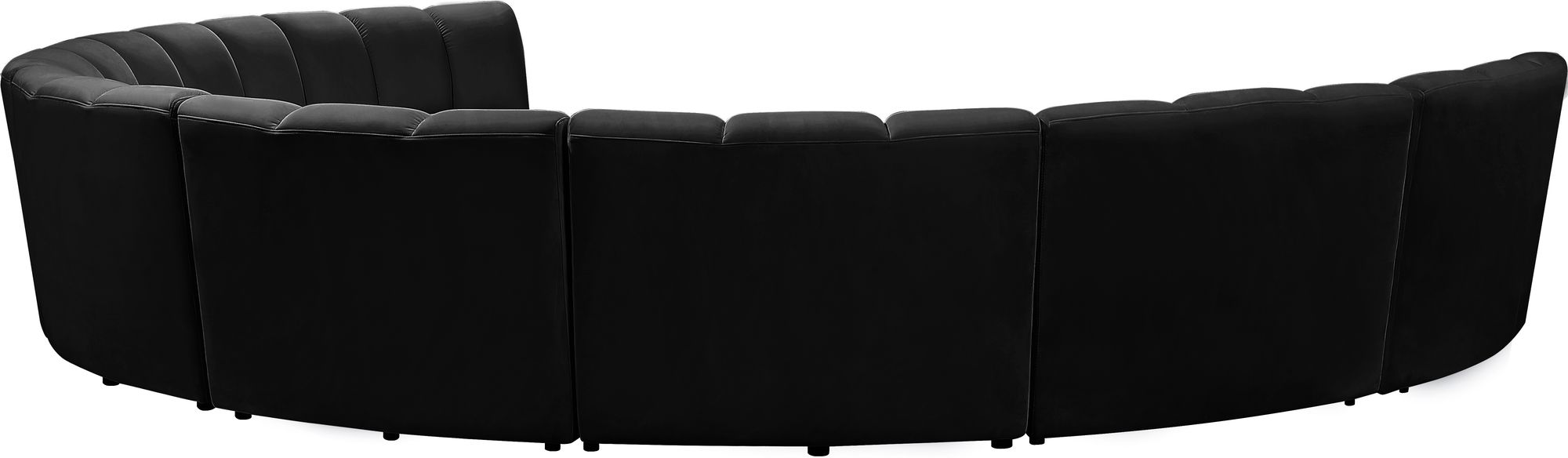 Infinity 183" 8-Piece Velvet Modular Sectional