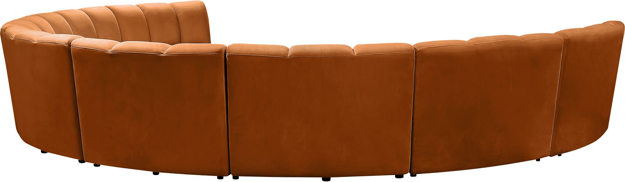 Infinity 183" 8-Piece Velvet Modular Sectional