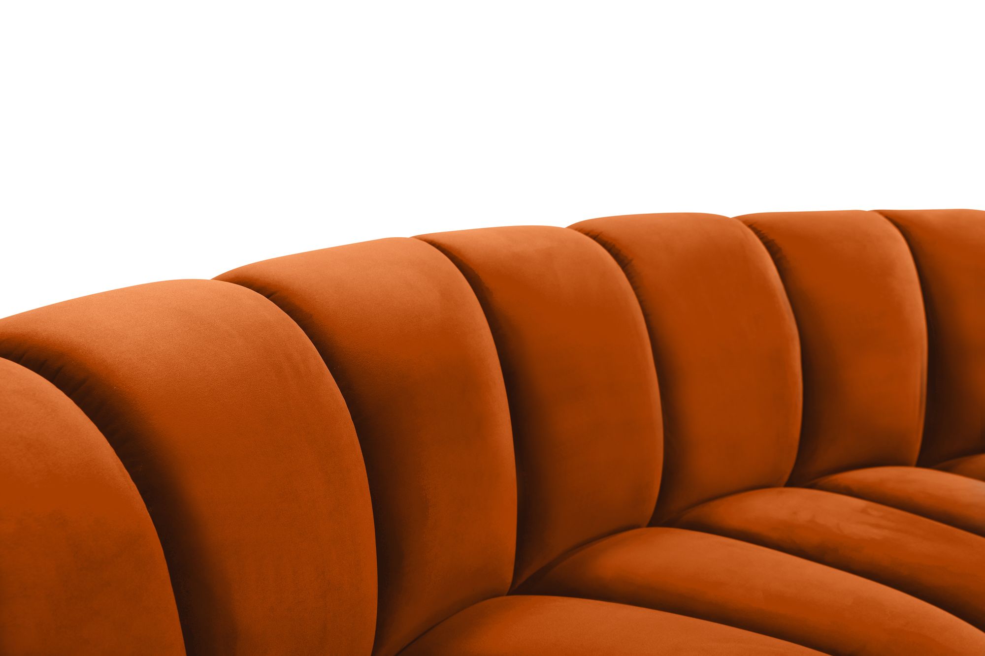 Infinity 183" 10-Piece Velvet Modular Sectional