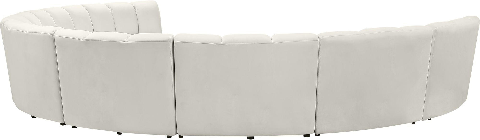 Infinity 183" 8-Piece Boucle Fabric Sectional Sofa